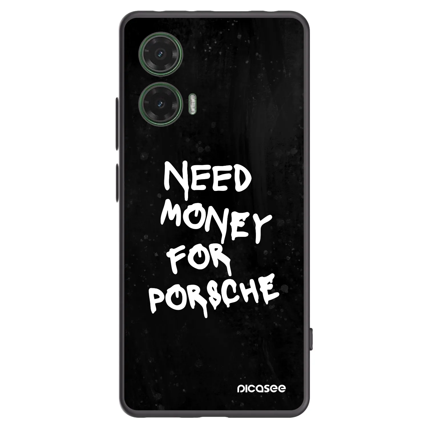 Picasee Μαύρη θήκη σιλικόνης για Motorola Moto G35 5G - Black Dollar