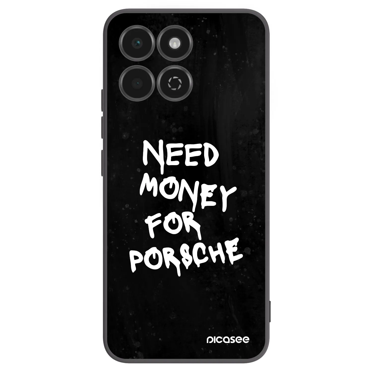 Picasee Μαύρη θήκη σιλικόνης για Honor 200 Smart 5G - Black Dollar