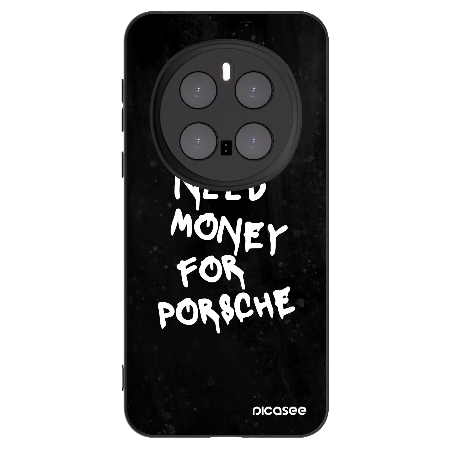 Picasee Μαύρη θήκη σιλικόνης για Honor Magic7 Pro 5G - Black Dollar