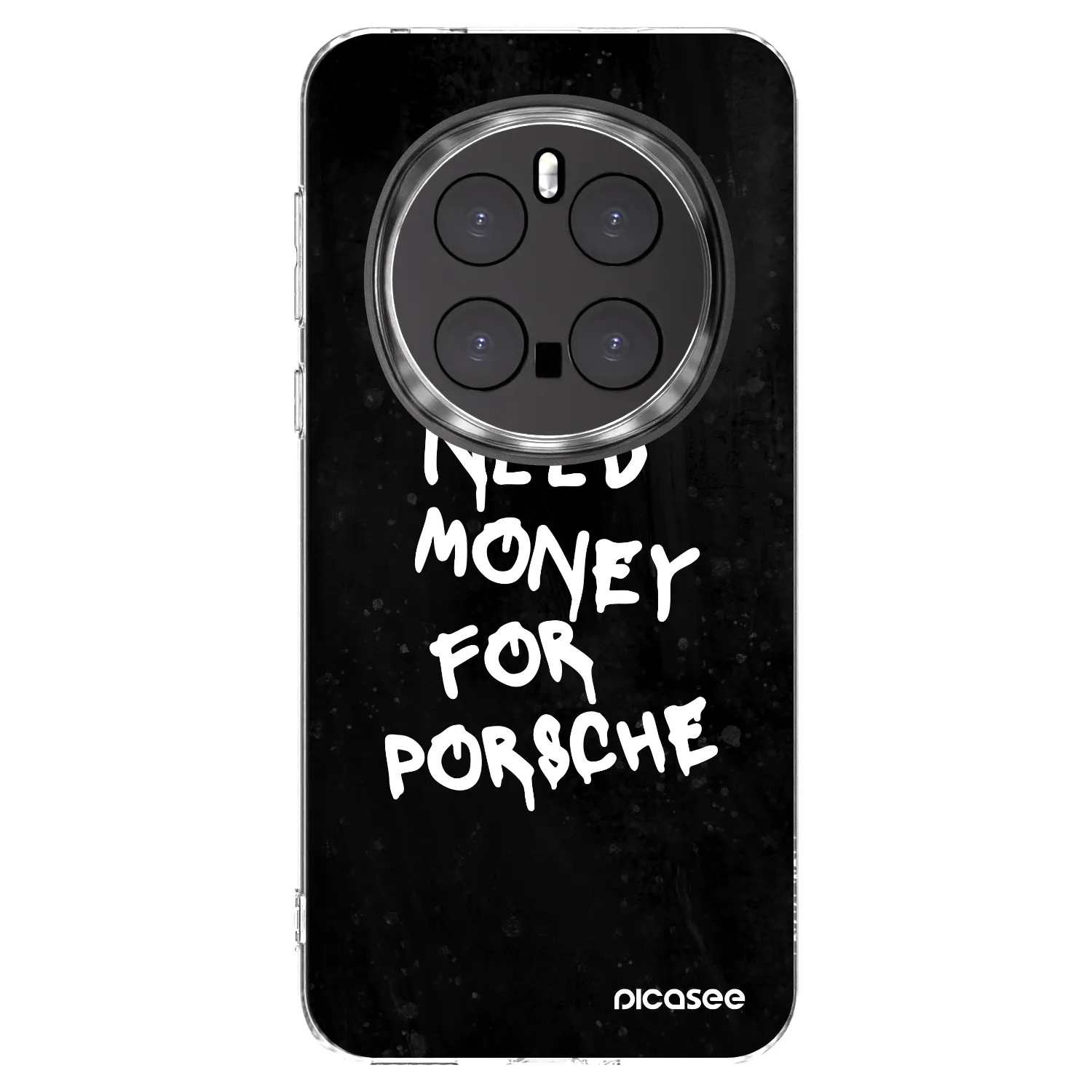 Picasee διαφανής θήκη σιλικόνης Honor Magic7 Pro 5G - Black Dollar