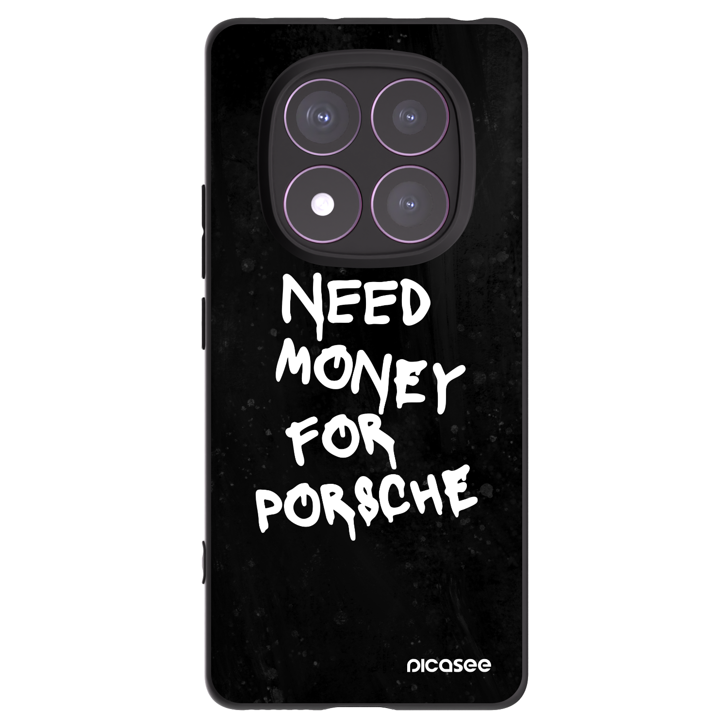Picasee Μαύρη θήκη σιλικόνης για Xiaomi Redmi Note 14 Pro 4G - Black Dollar