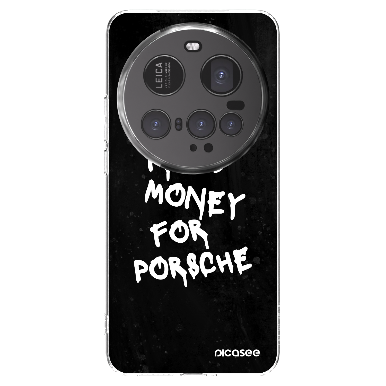 Picasee διαφανής θήκη σιλικόνης Xiaomi 15 Ultra - Black Dollar