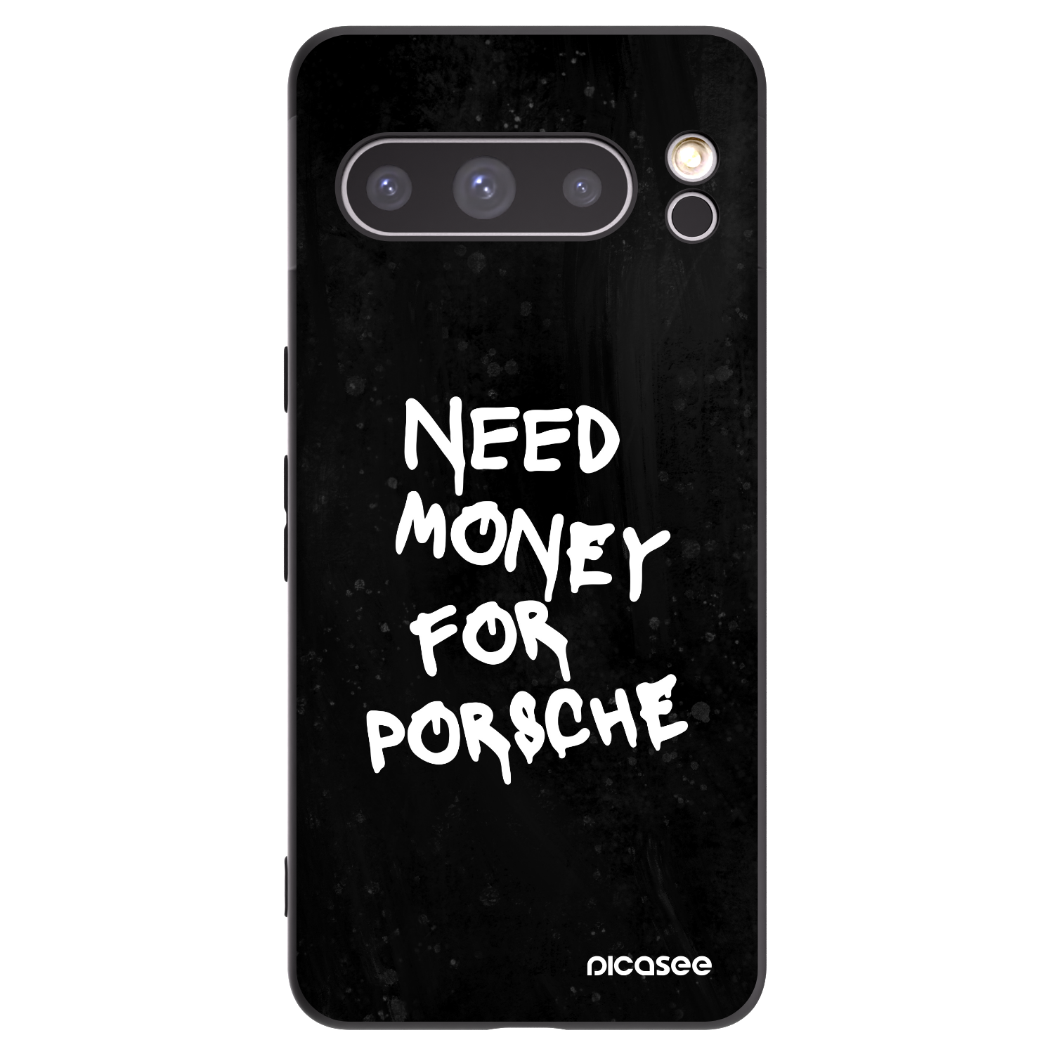 Picasee Μαύρη θήκη σιλικόνης για Google Pixel 8 Pro - Black Dollar