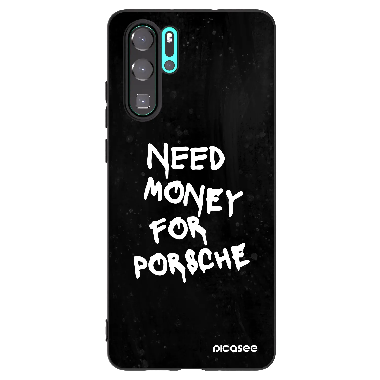 Picasee Μαύρη θήκη σιλικόνης για Huawei P30 Pro - Black Dollar