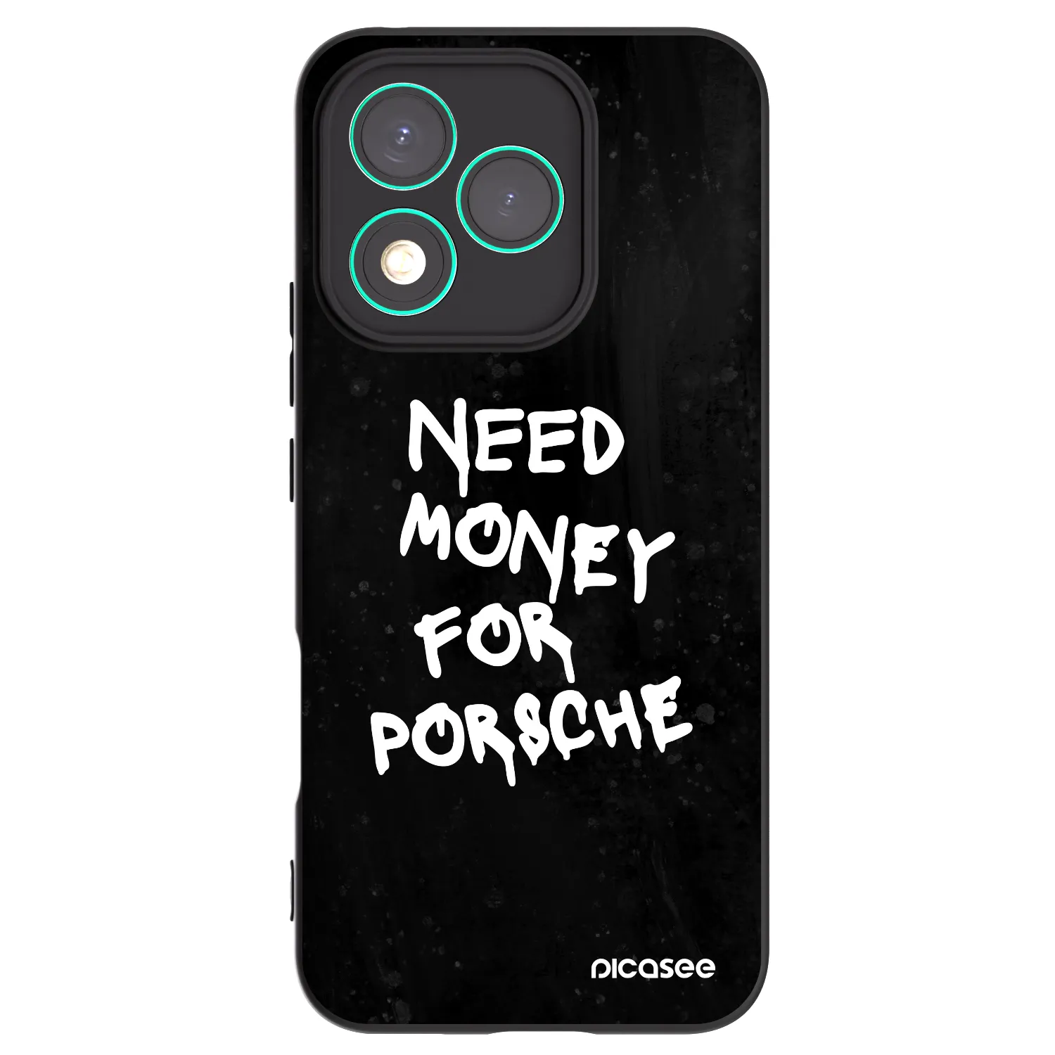 Picasee Μαύρη θήκη σιλικόνης για Honor 400 Lite 5G - Black Dollar