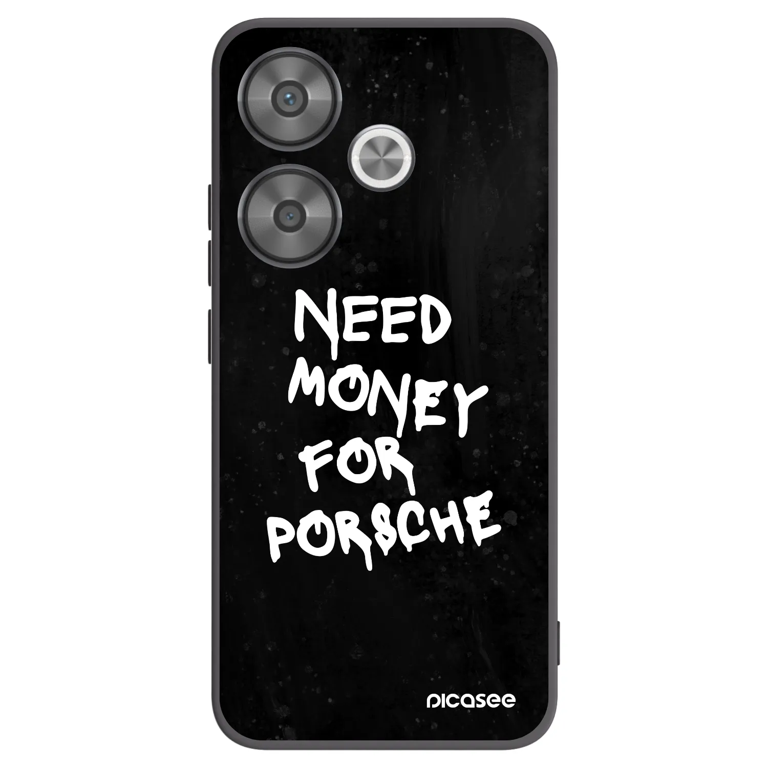 Picasee Μαύρη θήκη σιλικόνης για Xiaomi Poco F6 - Black Dollar