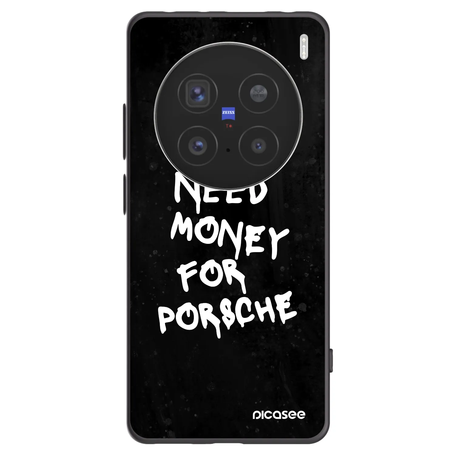 Picasee Μαύρη θήκη σιλικόνης για Vivo X200 Pro - Black Dollar