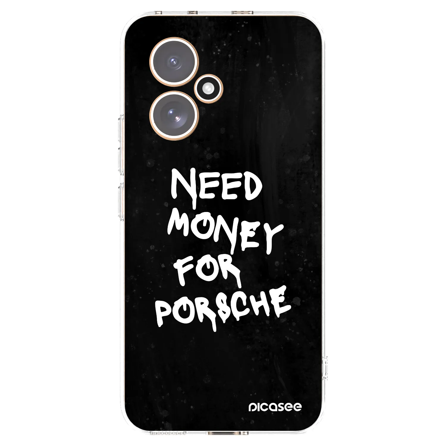 Picasee διαφανής θήκη σιλικόνης Honor 400 5G - Black Dollar