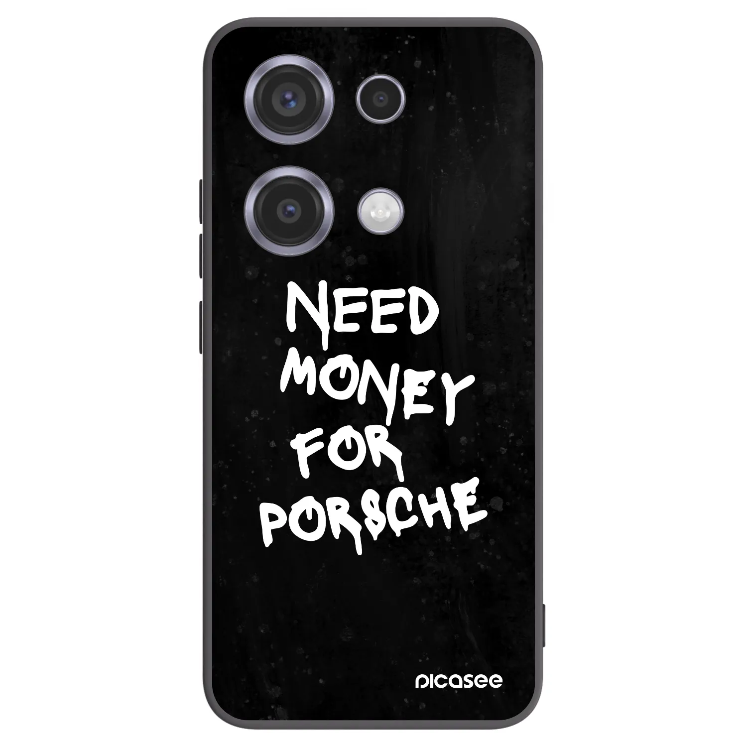 Picasee Μαύρη θήκη σιλικόνης για Xiaomi Redmi Note 14S - Black Dollar