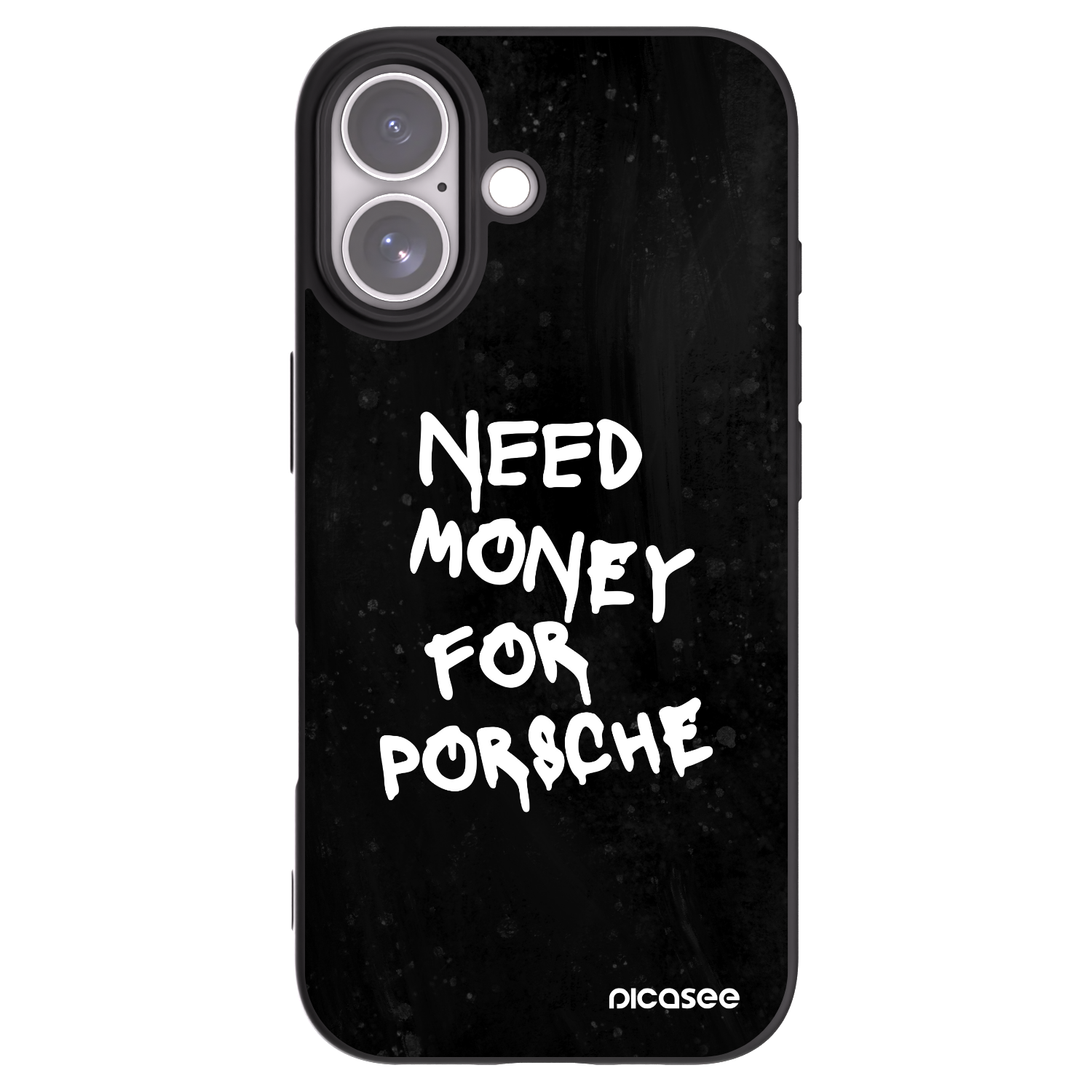 Picasee Μαύρη θήκη σιλικόνης για Apple iPhone 17 - Black Dollar