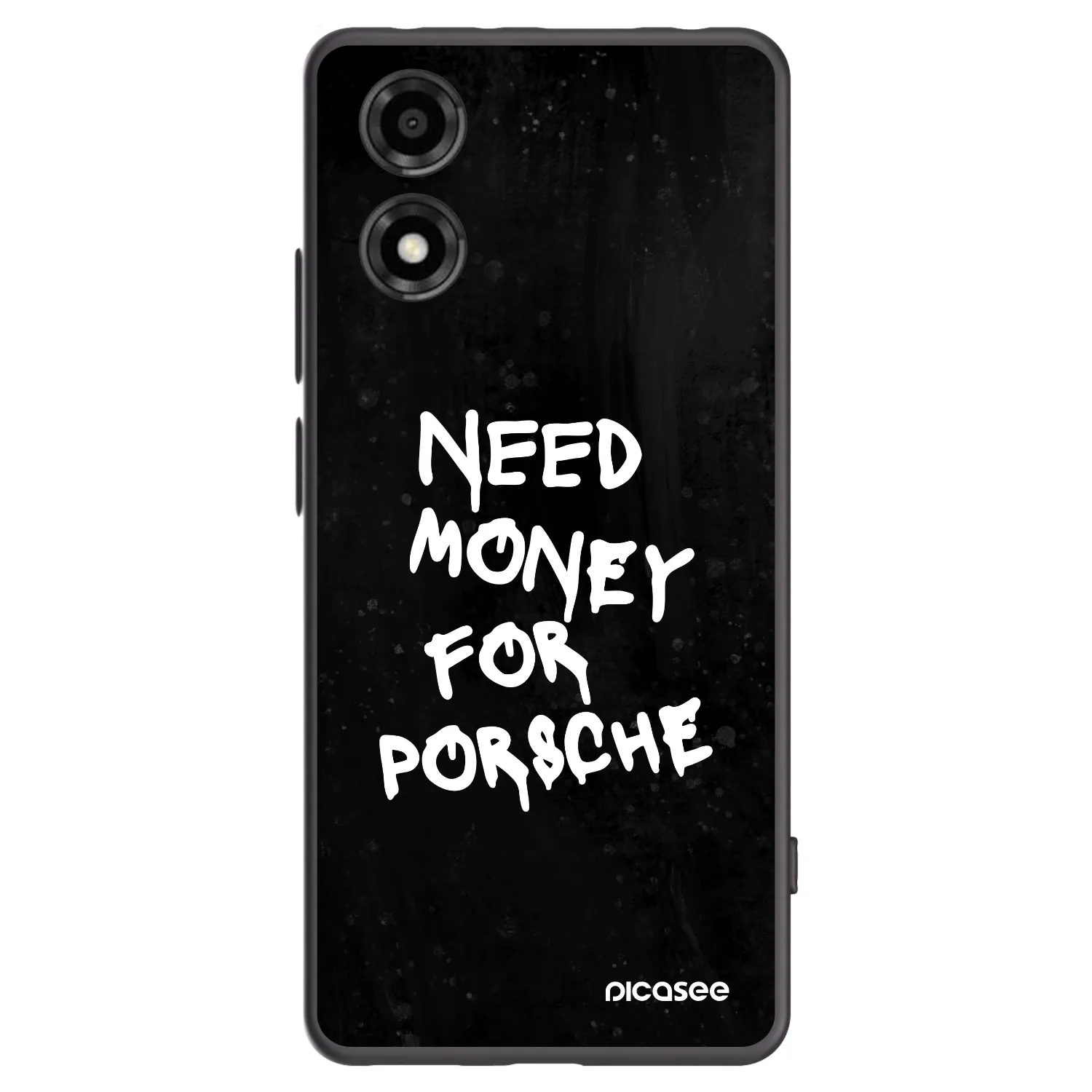 Picasee Μαύρη θήκη σιλικόνης για Motorola Moto E14 - Black Dollar