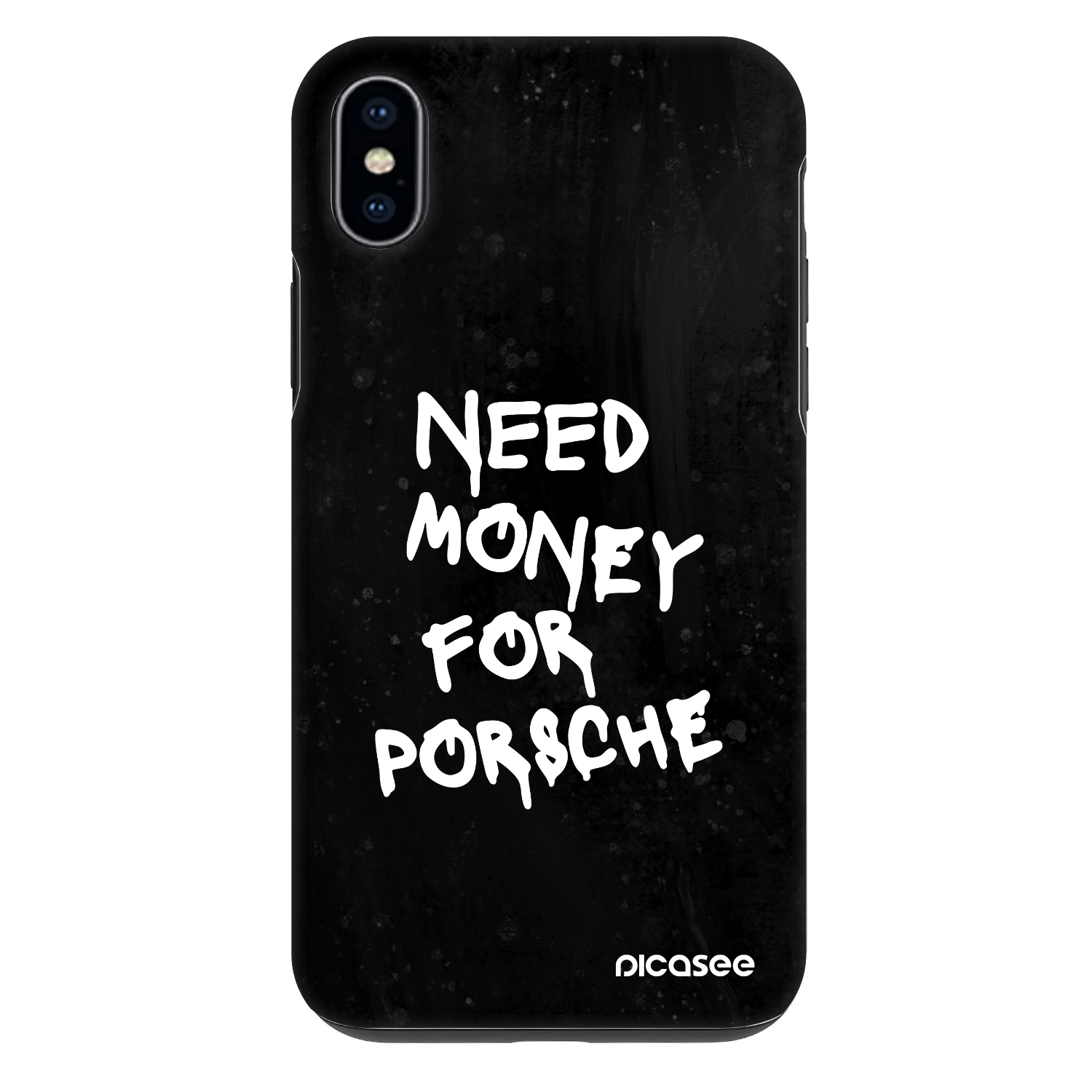 Picasee Fashion Case για Apple iPhone XS Max - Black Dollar