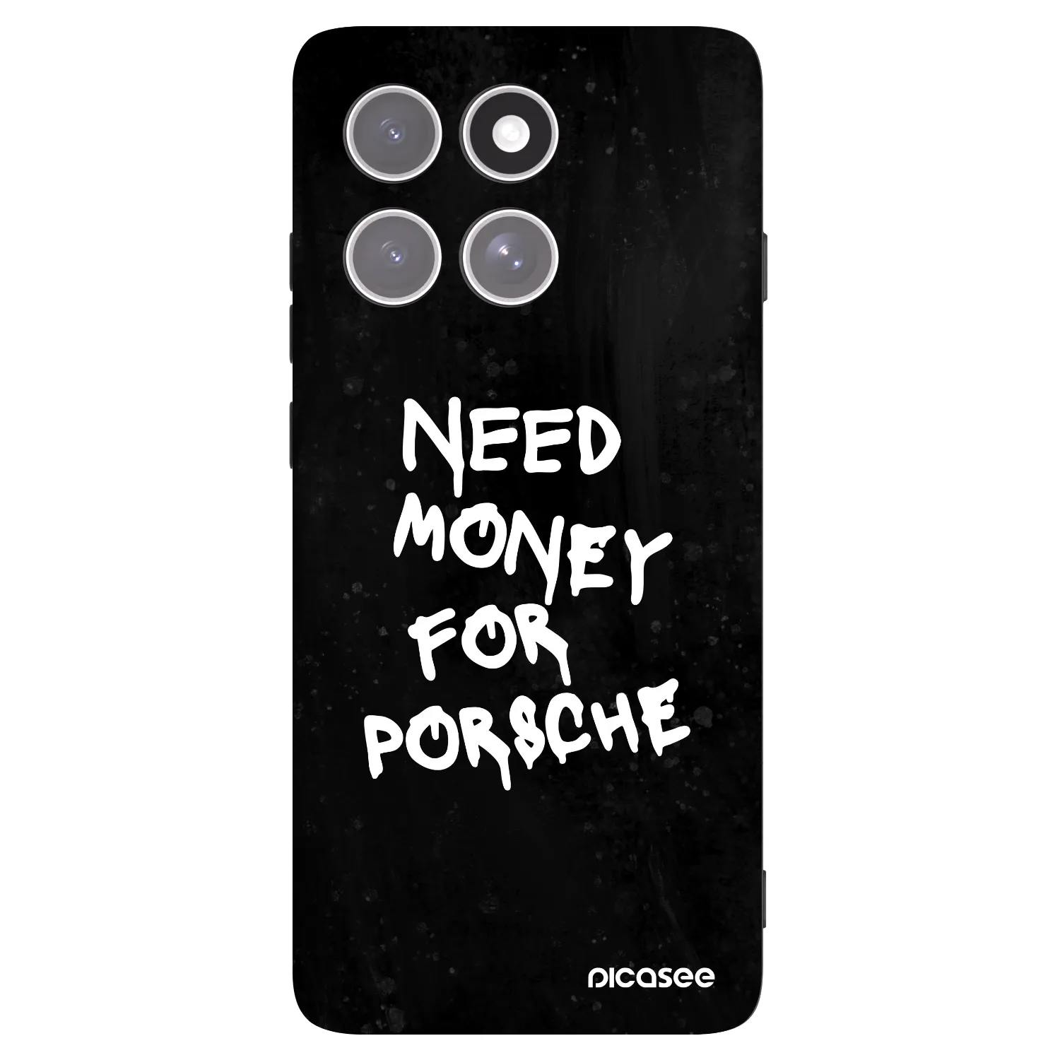 Picasee Μαύρη θήκη σιλικόνης για Motorola Edge 60 Pro - Black Dollar