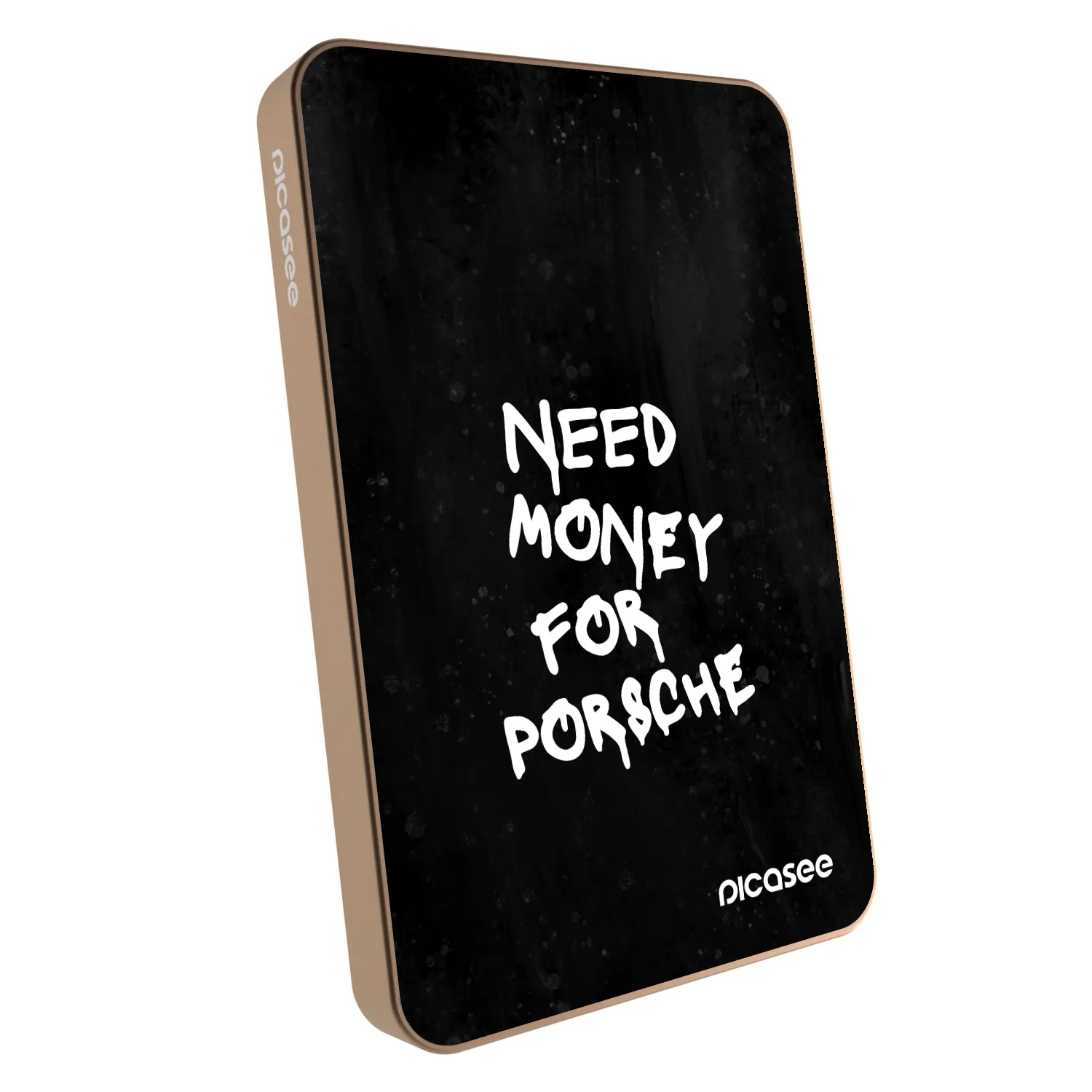 Picasee Powerbank με MagSafe 5 000 mAh Χρυσαφένιος - Black Dollar