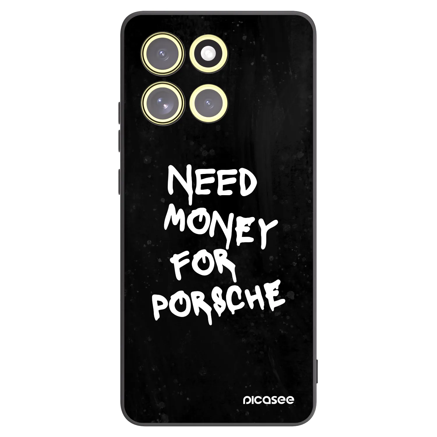 Picasee Μαύρη θήκη σιλικόνης για Motorola Moto G86 5G - Black Dollar