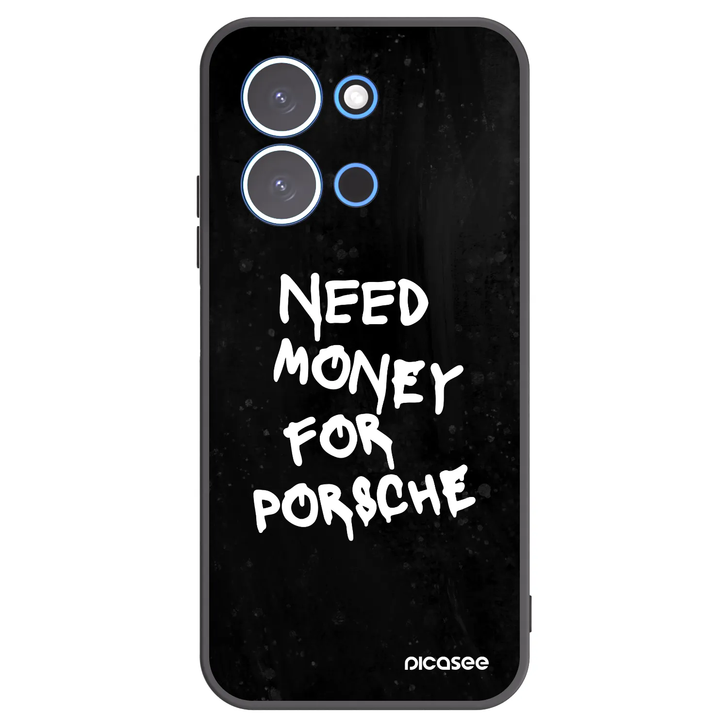 Picasee Μαύρη θήκη σιλικόνης για Xiaomi Redmi 15C 4G - Black Dollar