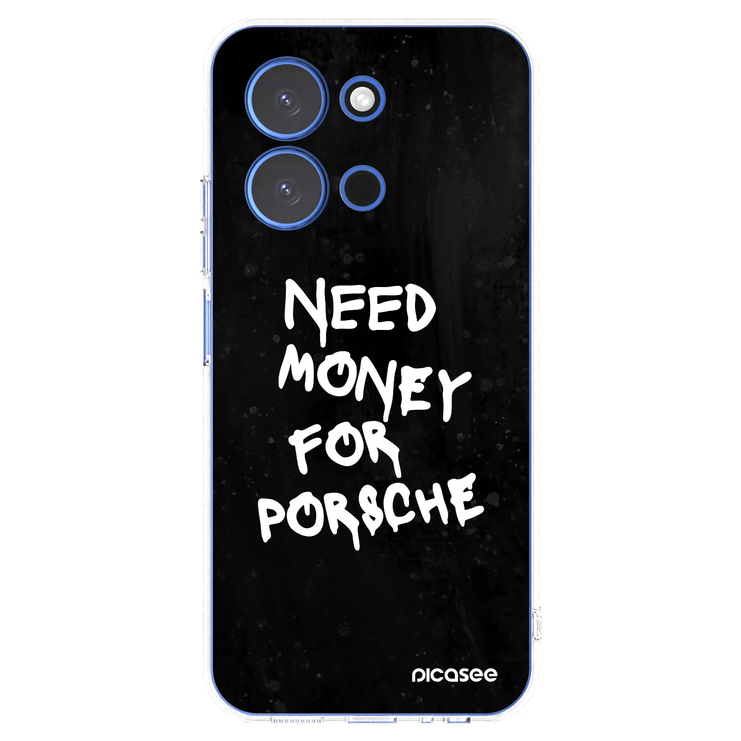 Picasee διαφανής θήκη σιλικόνης Xiaomi Redmi 15C 4G - Black Dollar