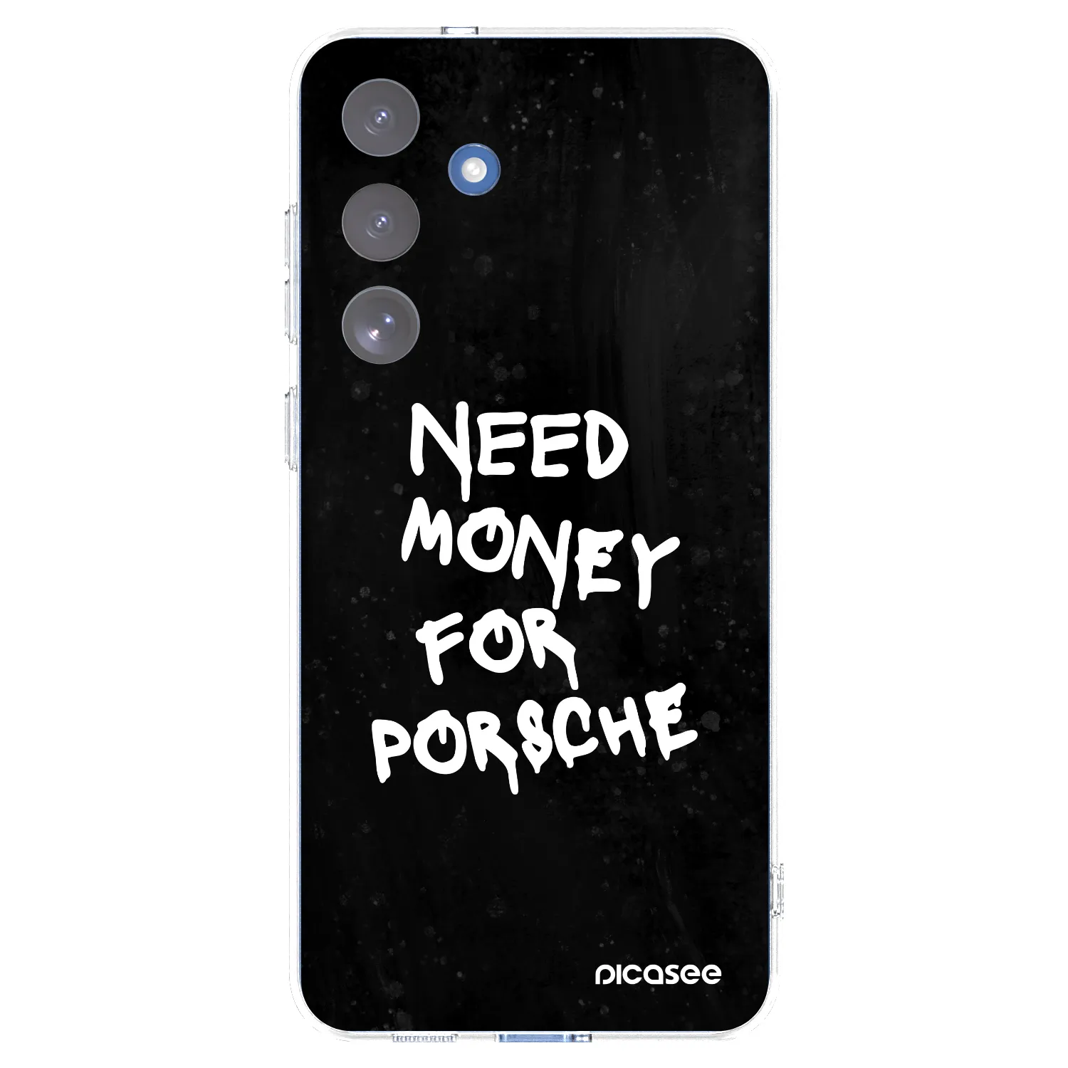 Picasee διαφανής θήκη σιλικόνης Samsung Galaxy S25 FE 5G - Black Dollar