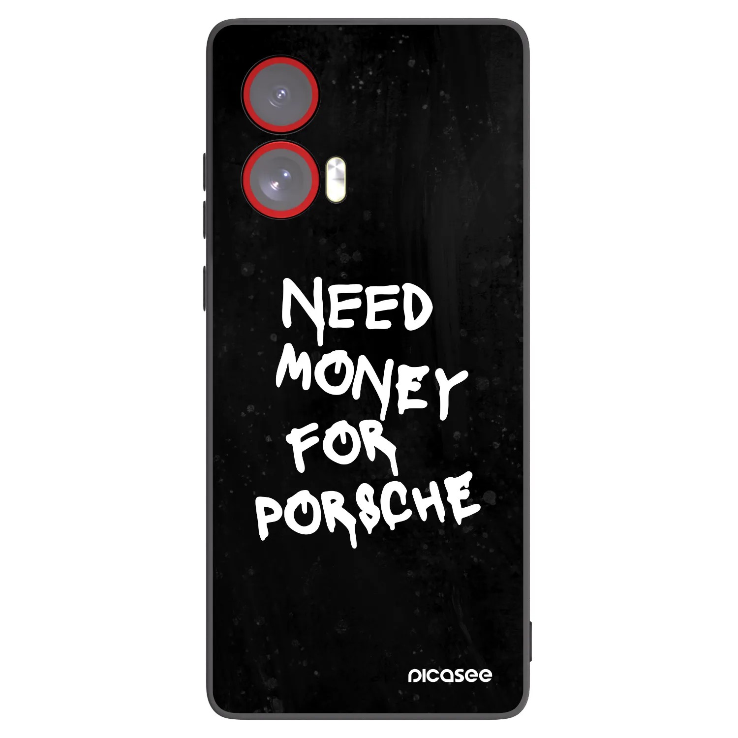 Picasee Μαύρη θήκη σιλικόνης για Motorola Edge 50 Fusion - Black Dollar