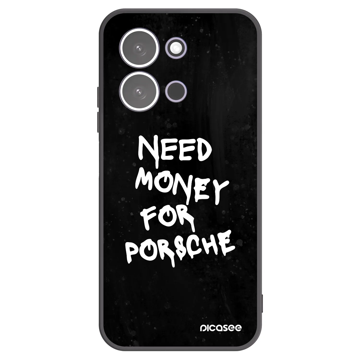 Picasee Μαύρη θήκη σιλικόνης για Xiaomi Redmi 15C 5G - Black Dollar