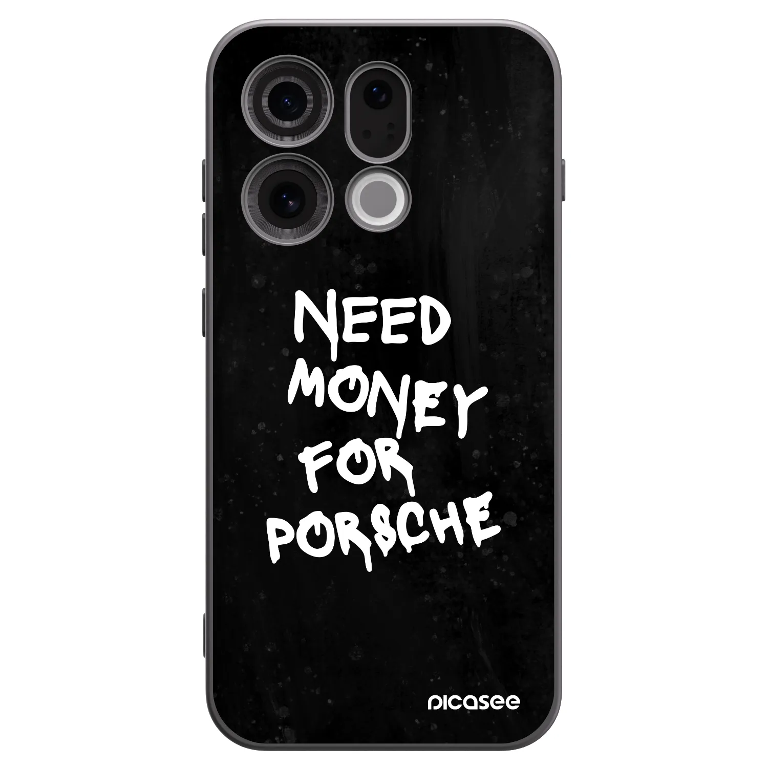 Picasee Μαύρη θήκη σιλικόνης για OPPO Find X9 - Black Dollar