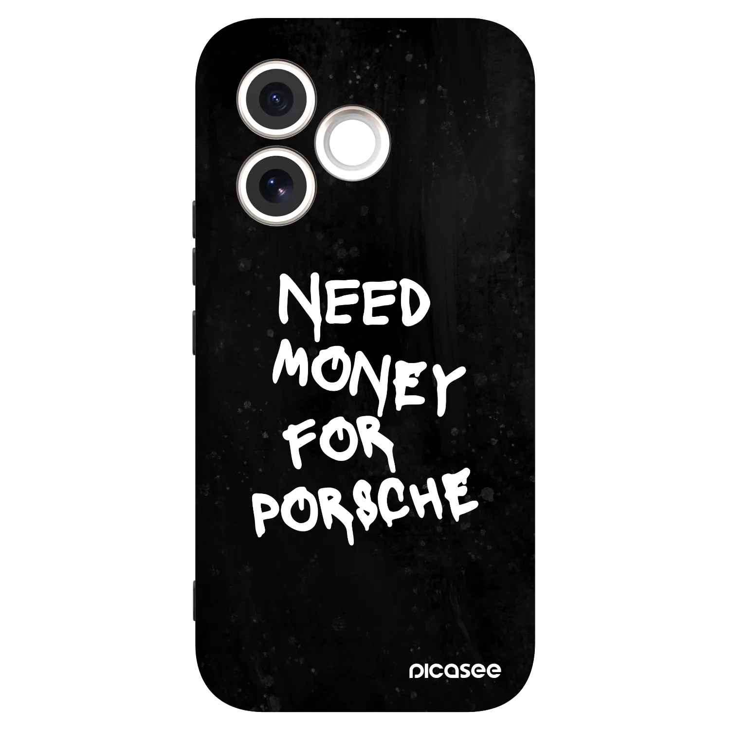 Picasee Μαύρη θήκη σιλικόνης για Honor 600 Lite - Black Dollar