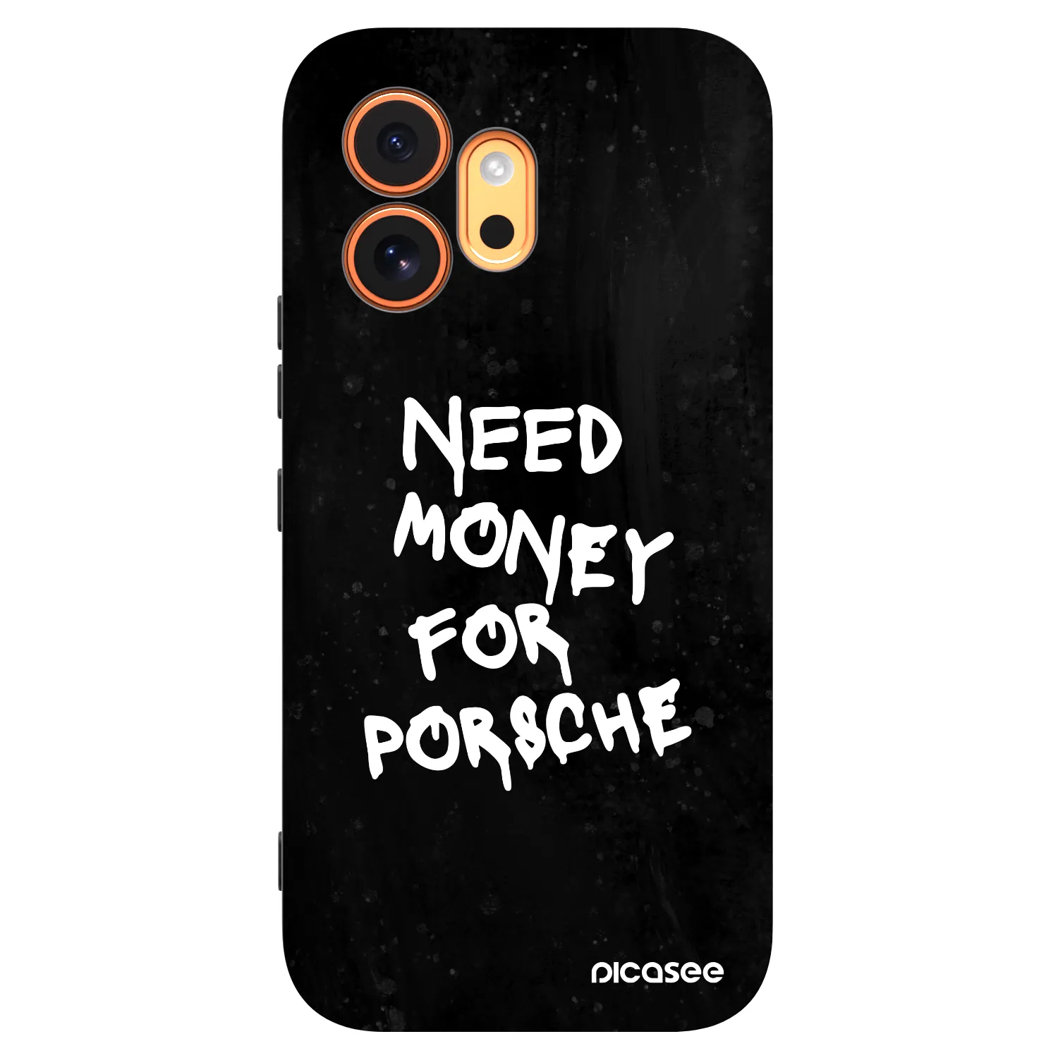 Picasee Μαύρη θήκη σιλικόνης για Honor 600 - Black Dollar