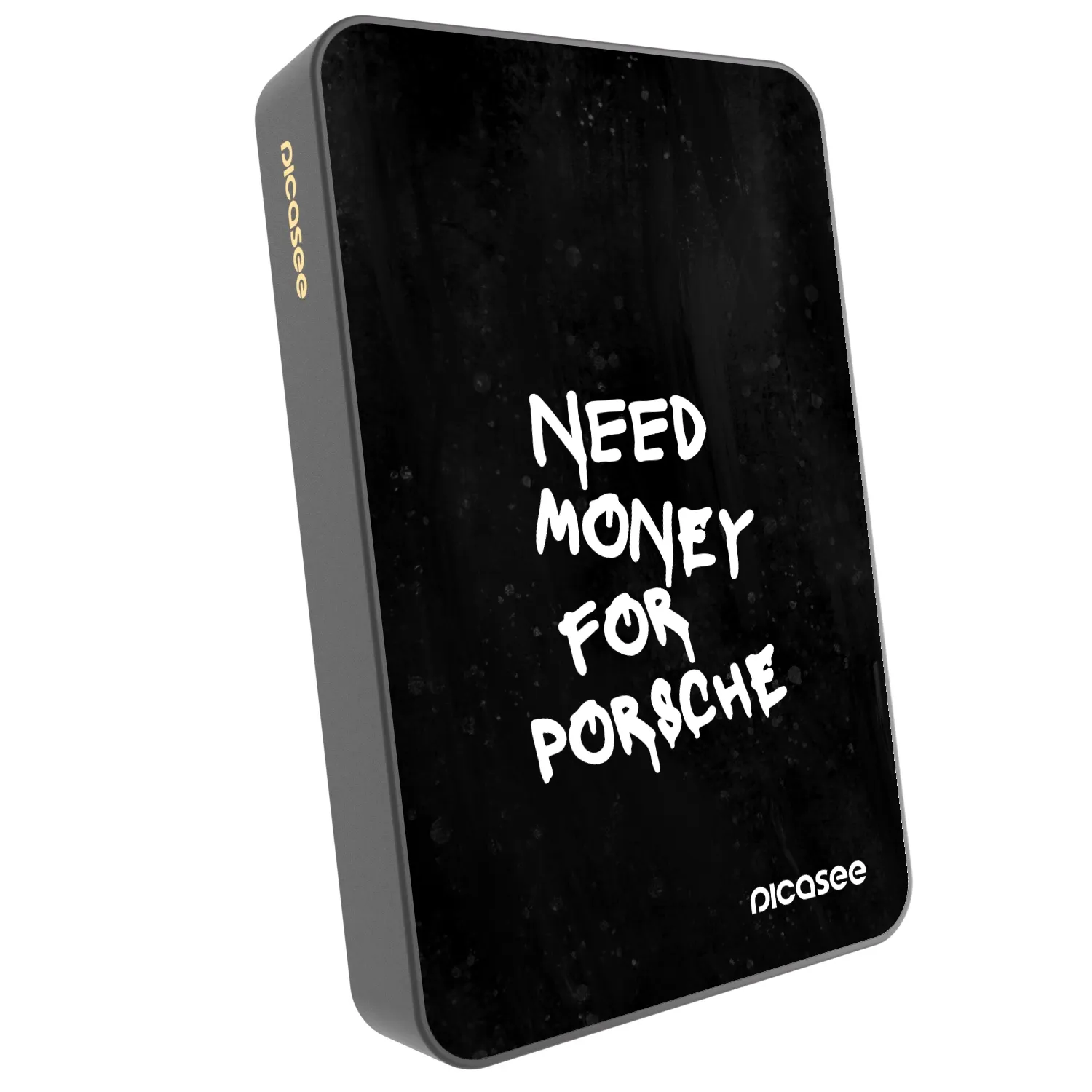 Picasee Powerbank με MagSafe 10 000 mAh Γκρί - Black Dollar