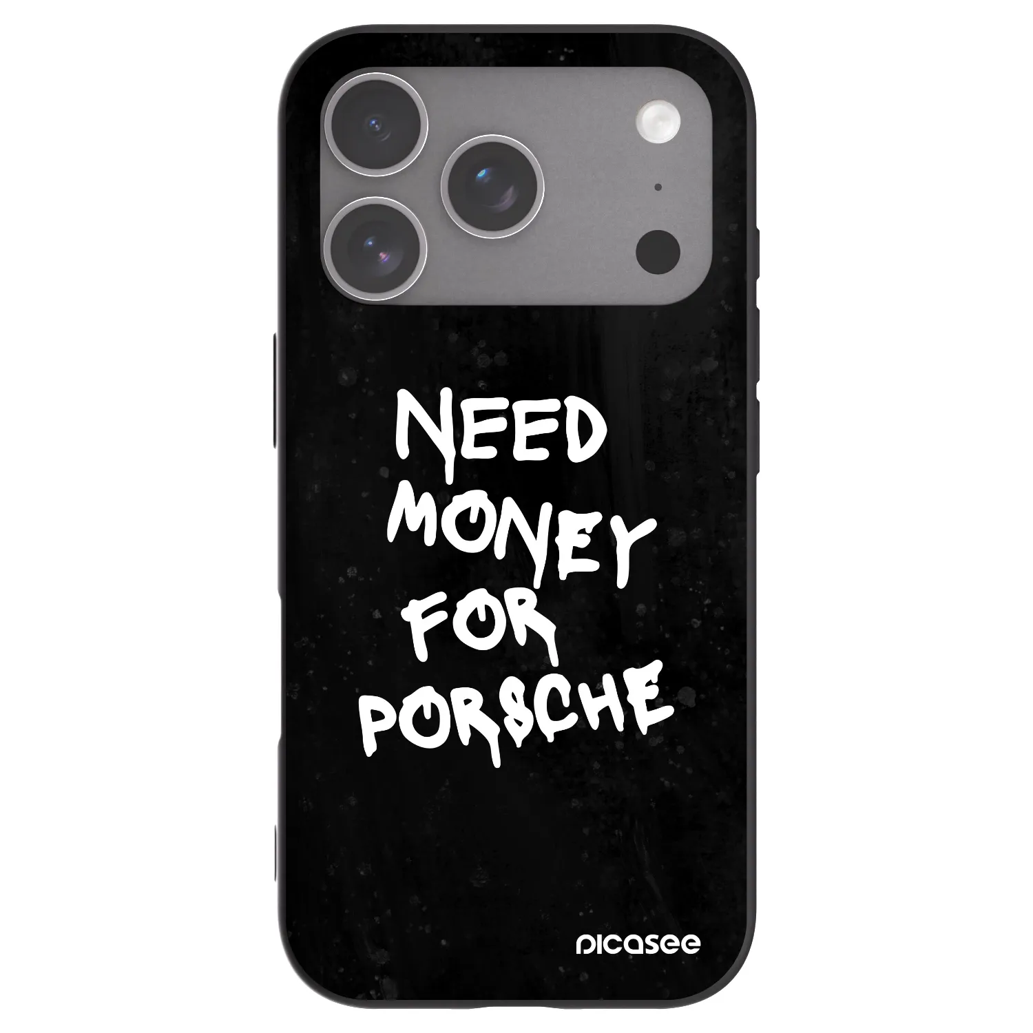 Picasee Μαύρη θήκη σιλικόνης για Apple iPhone 18 Pro - Black Dollar