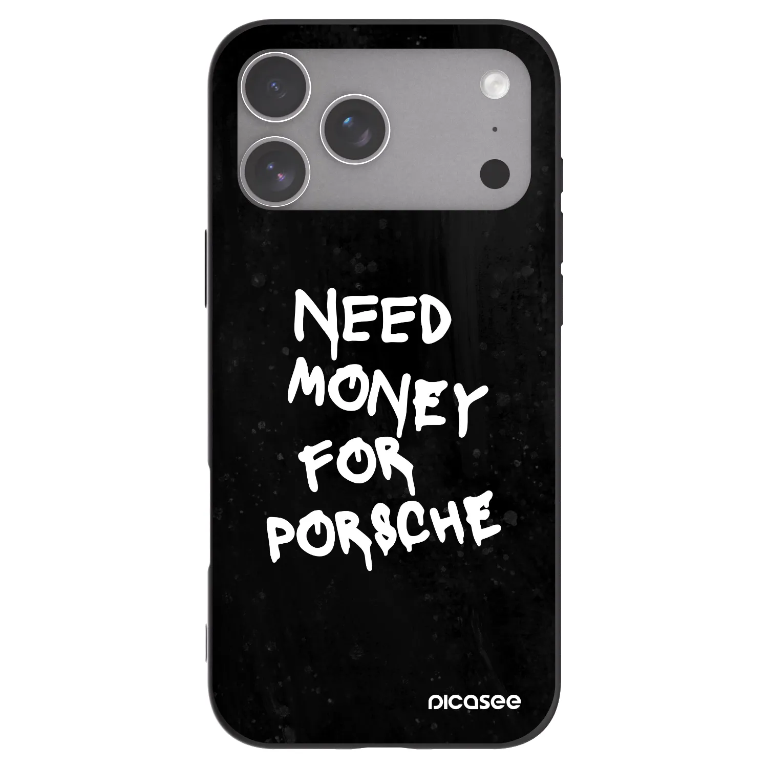 Picasee Μαύρη θήκη σιλικόνης για Apple iPhone 18 Pro Max - Black Dollar