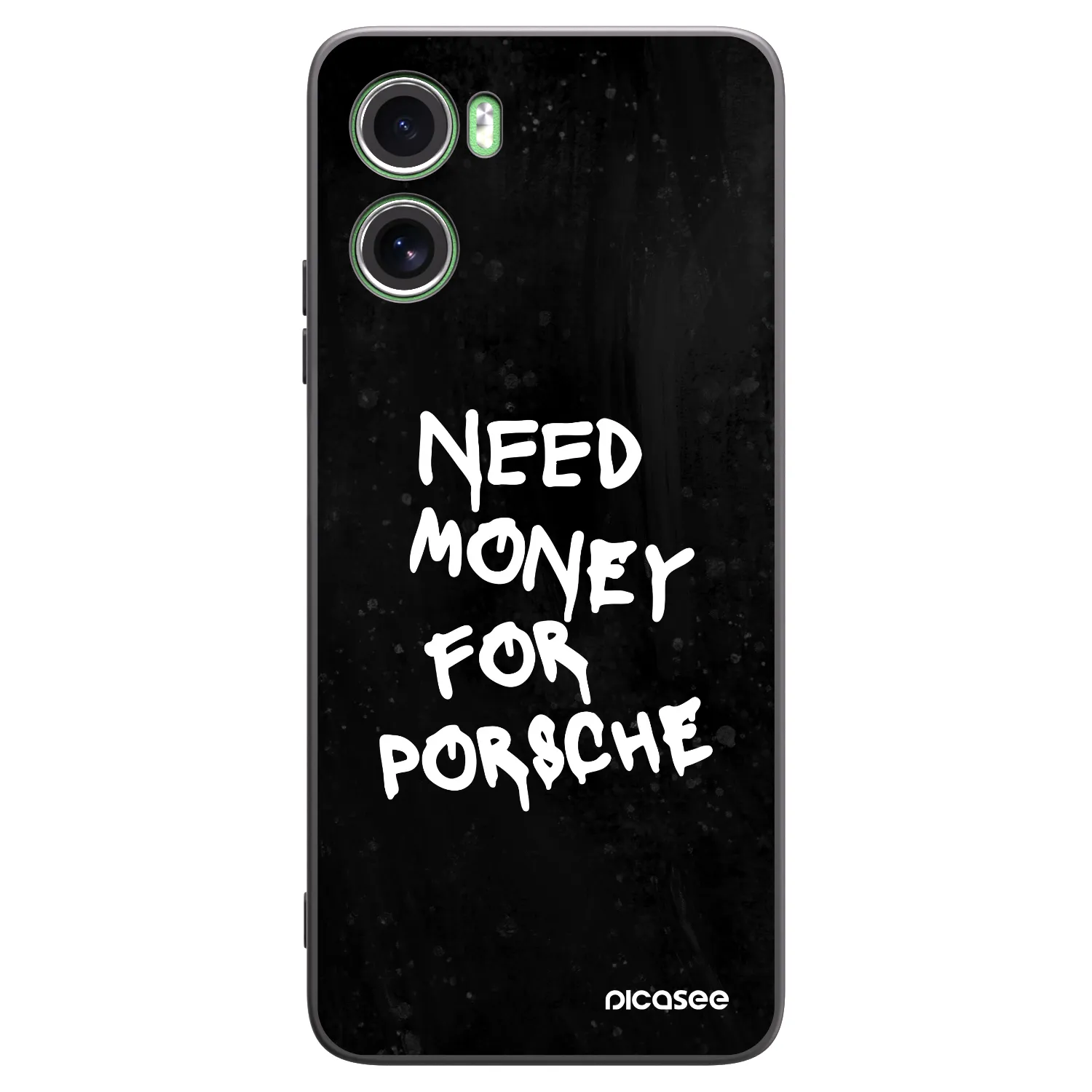 Picasee Μαύρη θήκη σιλικόνης για Motorola Moto G06 - Black Dollar