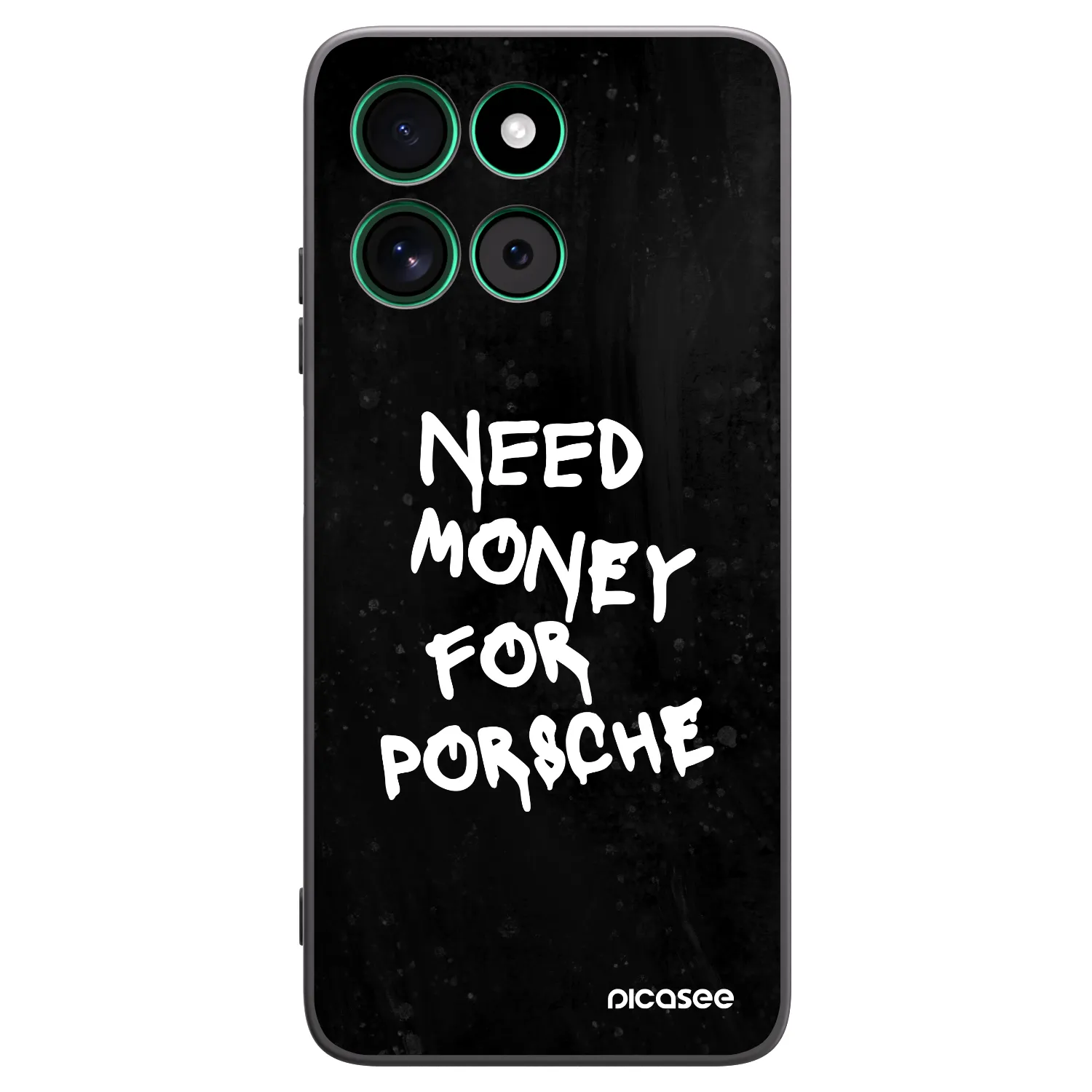 Picasee Μαύρη θήκη σιλικόνης για Motorola Moto G57 Power - Black Dollar