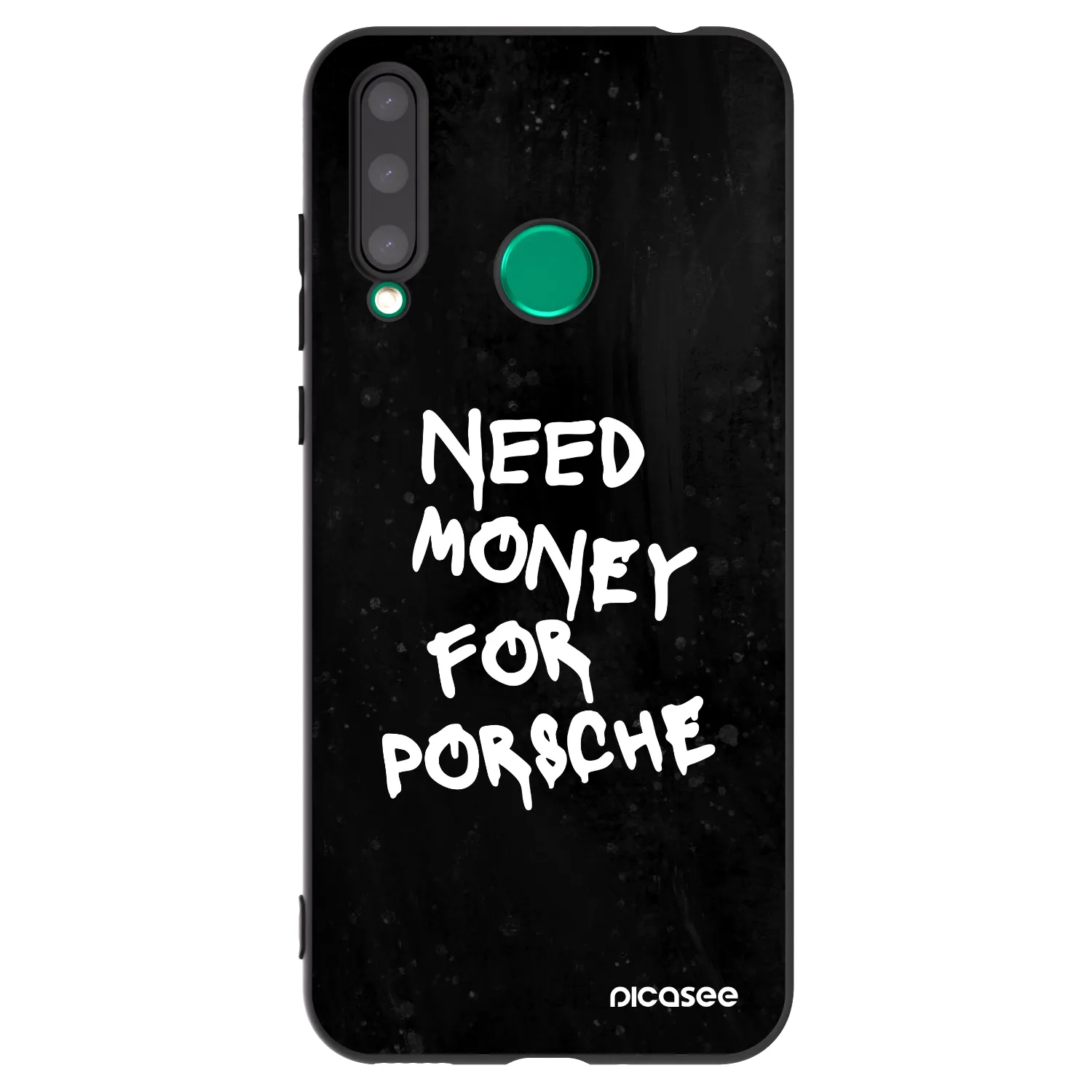 Picasee Μαύρη θήκη σιλικόνης για Honor 20 Lite - Black Dollar