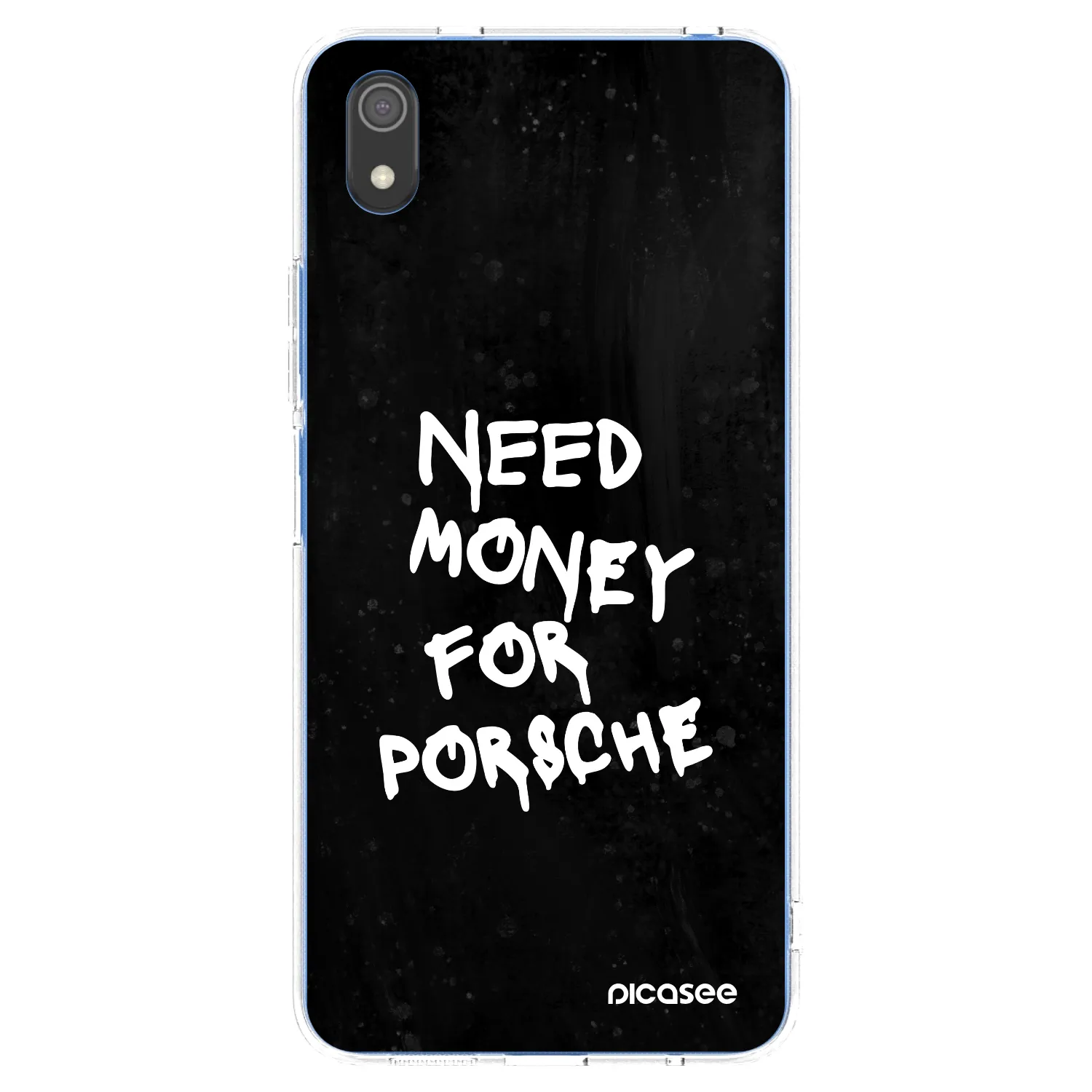 Picasee διαφανής θήκη σιλικόνης Xiaomi Redmi 7A - Black Dollar
