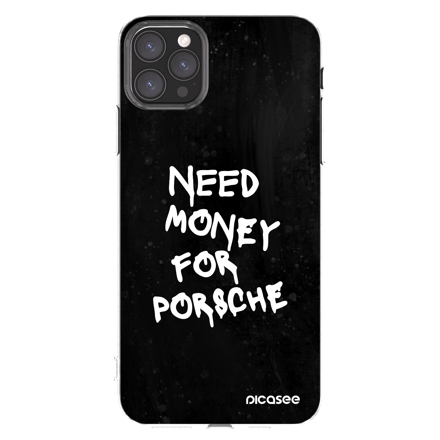 Picasee διαφανής θήκη σιλικόνης Apple iPhone 11 Pro Max - Black Dollar