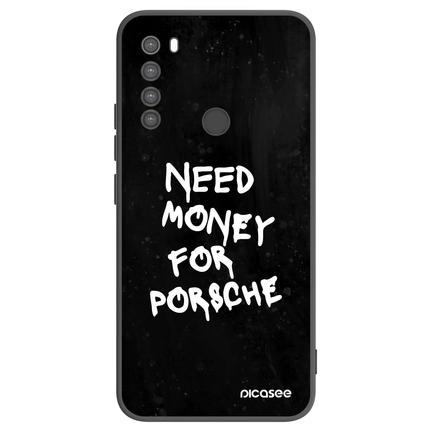 Picasee Μαύρη θήκη σιλικόνης για Xiaomi Redmi Note 8 - Black Dollar