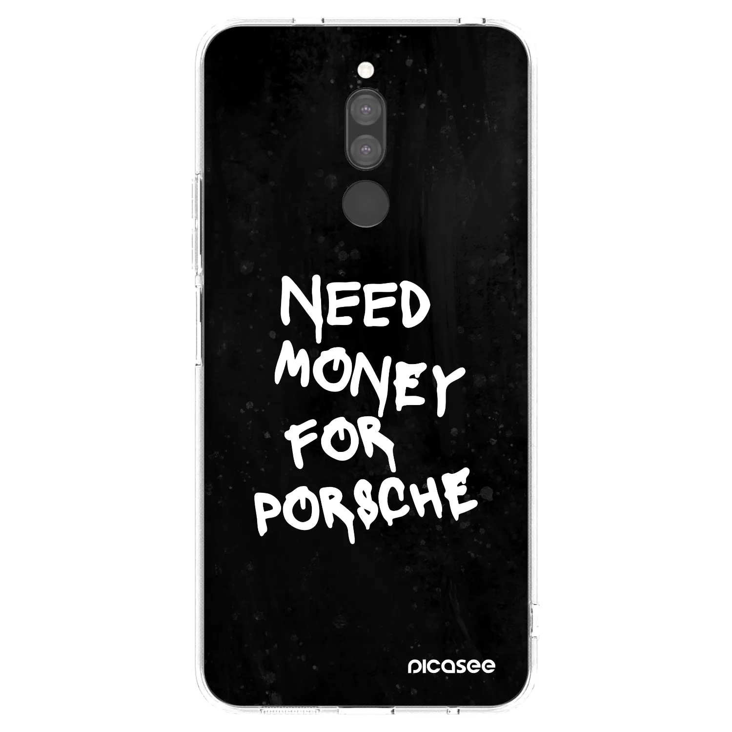 Picasee διαφανής θήκη σιλικόνης Xiaomi Redmi 8 - Black Dollar