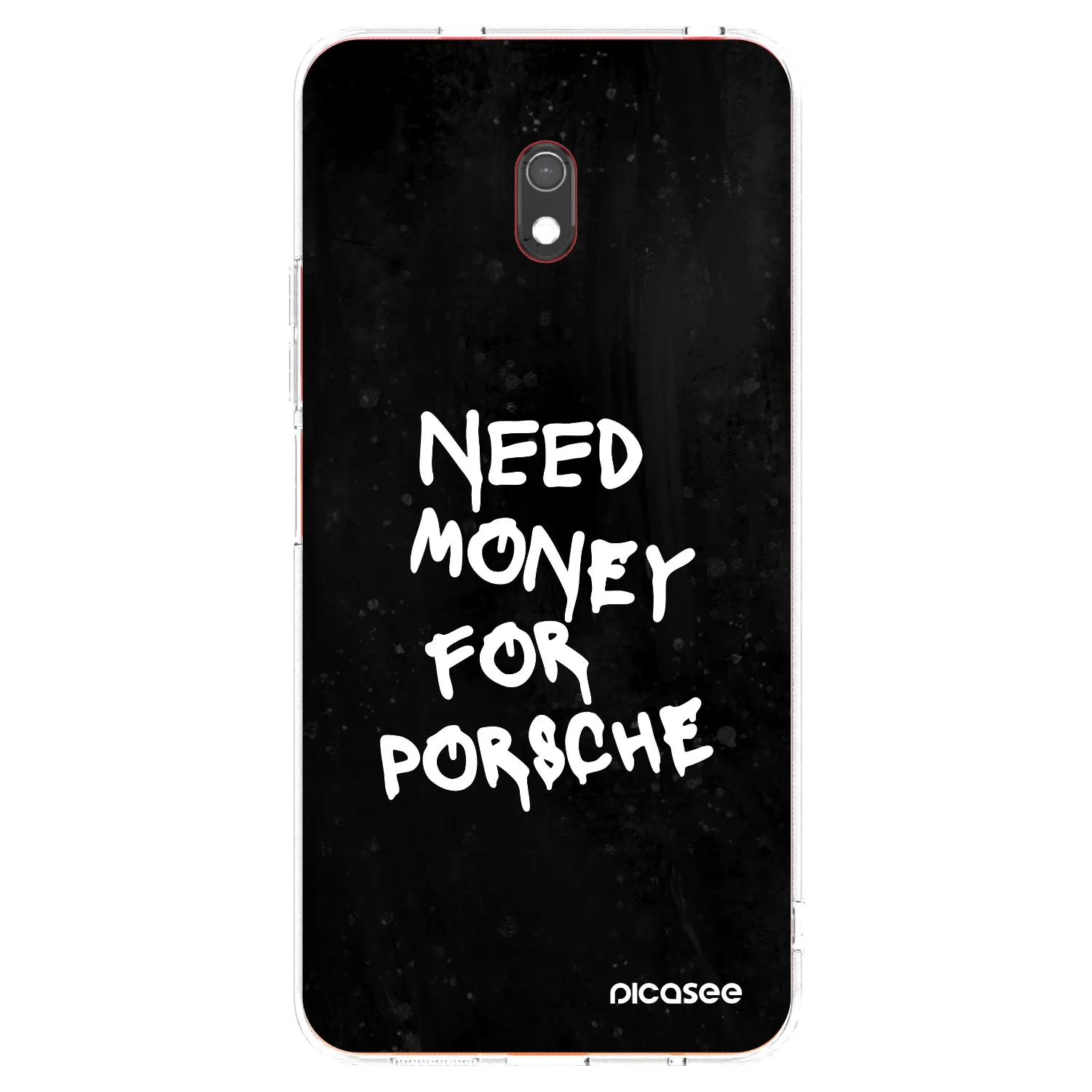 Picasee διαφανής θήκη σιλικόνης Xiaomi Redmi 8A - Black Dollar