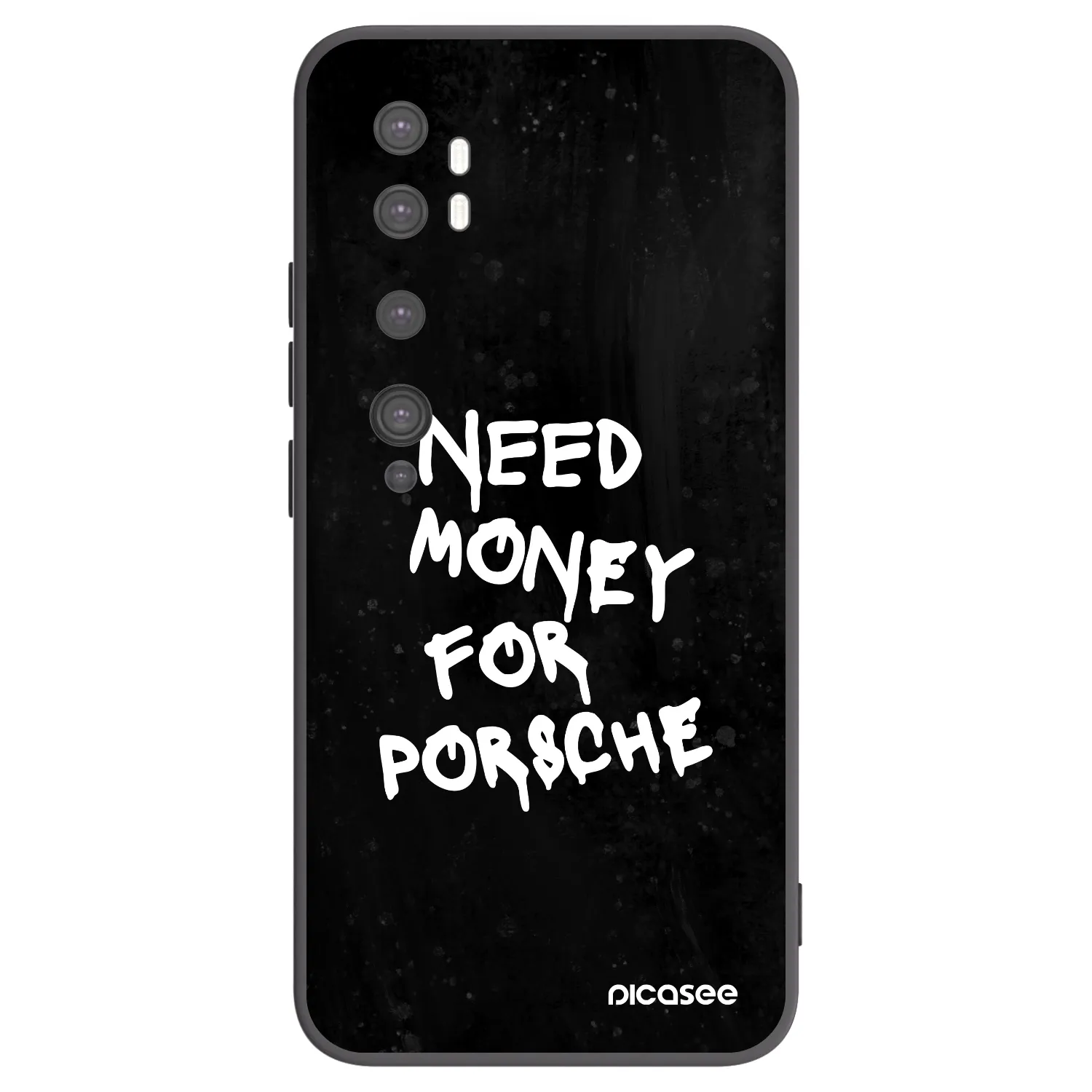 Picasee Μαύρη θήκη σιλικόνης για Xiaomi Mi Note 10 (Pro) - Black Dollar