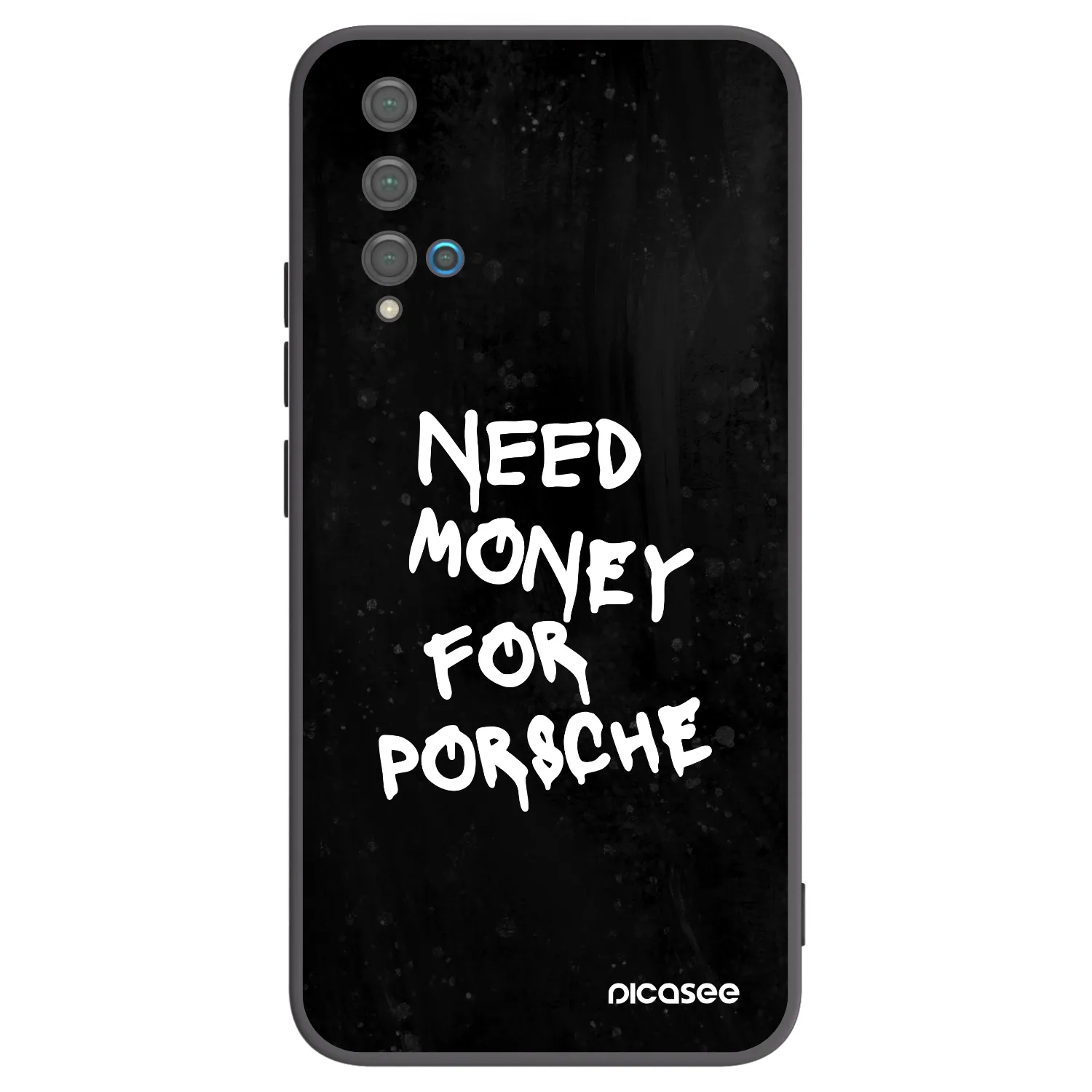 Picasee Μαύρη θήκη σιλικόνης για Huawei Nova 5T - Black Dollar