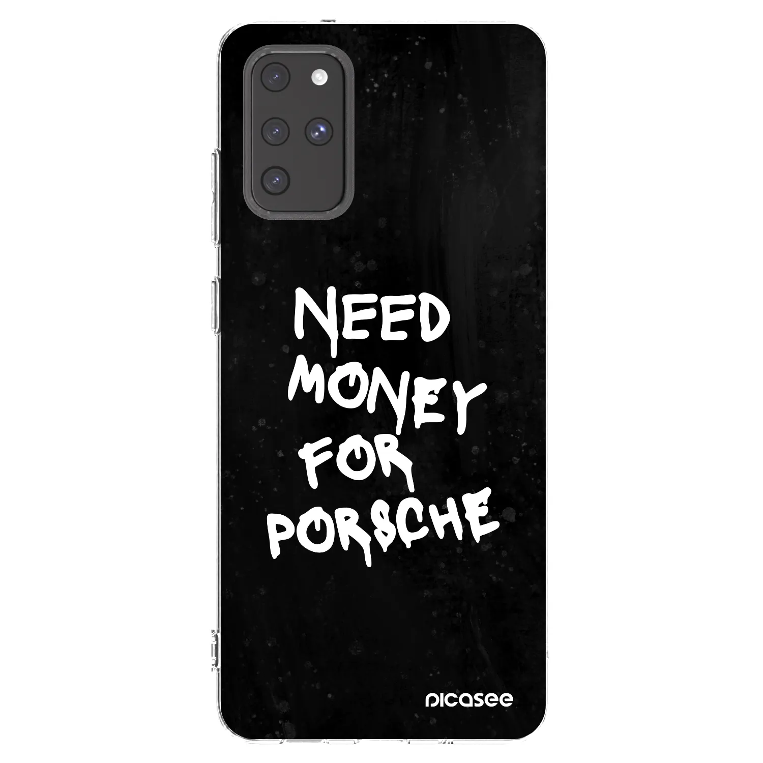 Picasee διαφανής θήκη σιλικόνης Samsung Galaxy S20+ G985F - Black Dollar