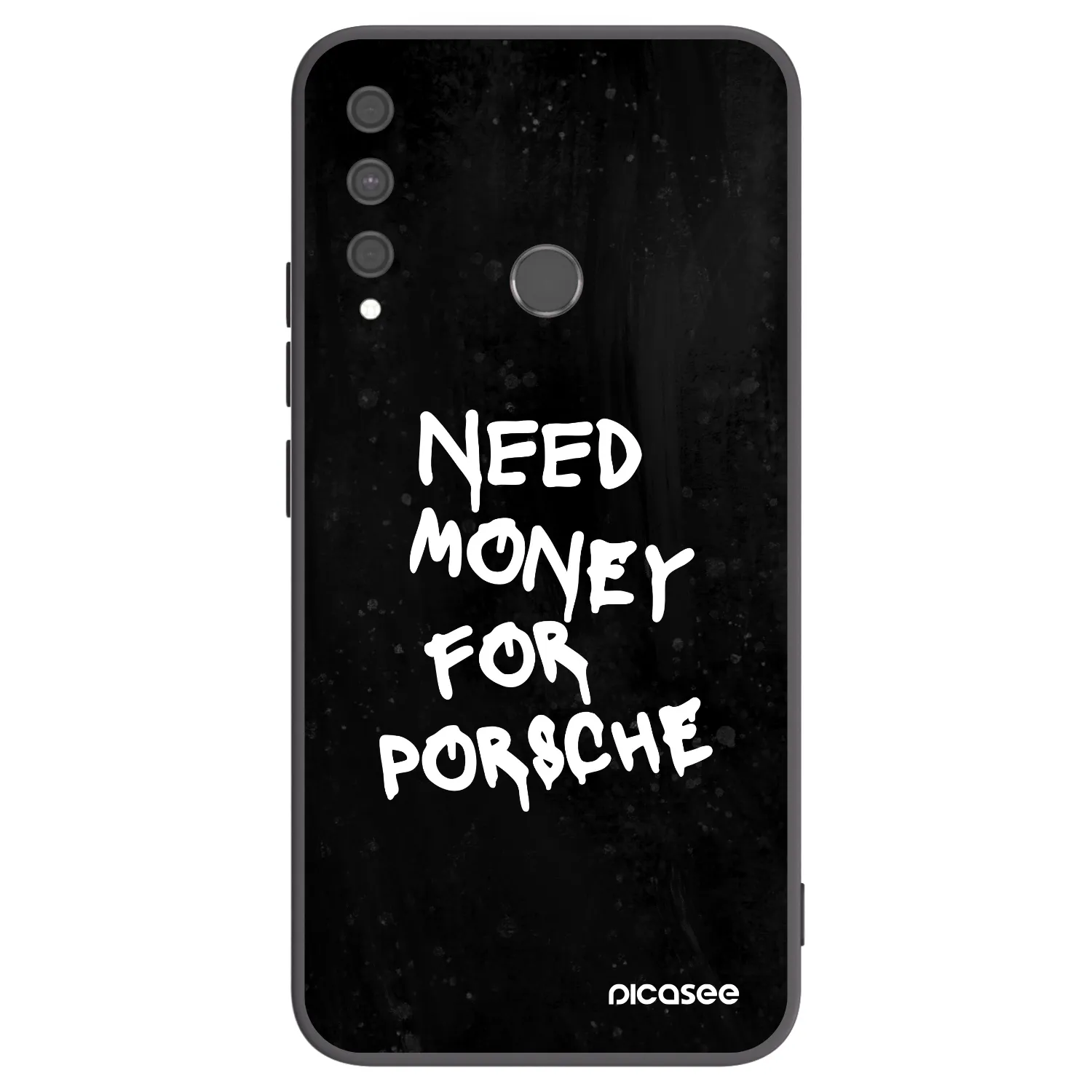 Picasee Μαύρη θήκη σιλικόνης για Huawei P40 Lite E - Black Dollar