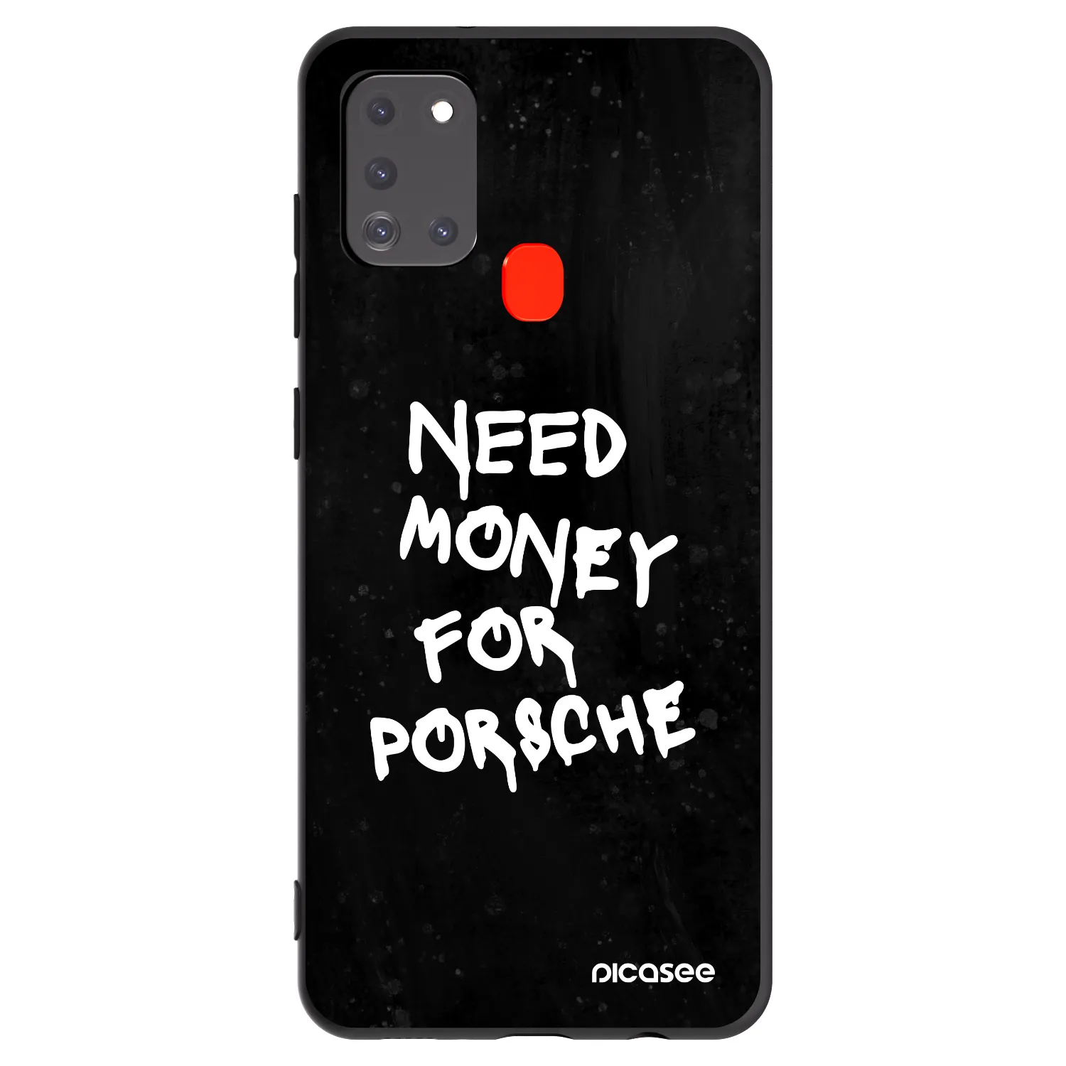 Picasee Μαύρη θήκη σιλικόνης για Samsung Galaxy A21s - Black Dollar