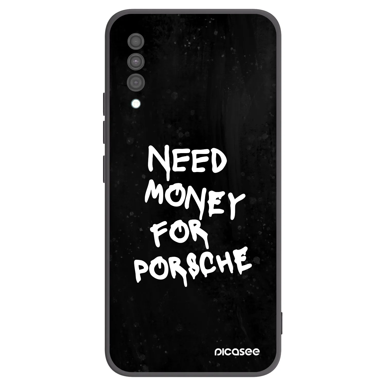 Picasee Μαύρη θήκη σιλικόνης για Samsung Galaxy A30s A307F - Black Dollar