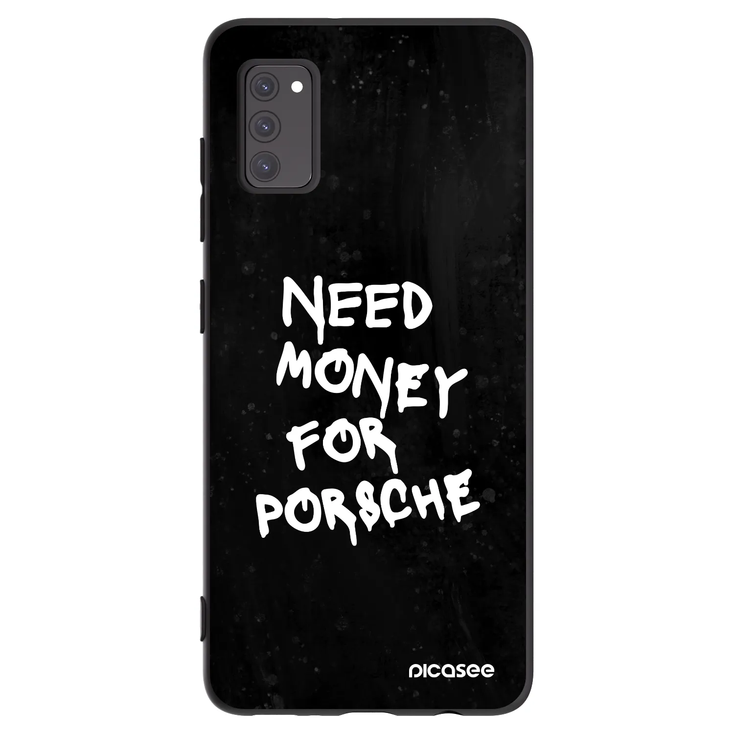 Picasee Μαύρη θήκη σιλικόνης για Samsung Galaxy A41 A415F - Black Dollar