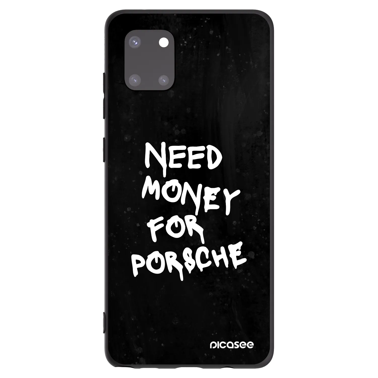 Picasee Μαύρη θήκη σιλικόνης για Samsung Galaxy Note 10 Lite N770F - Black Dollar