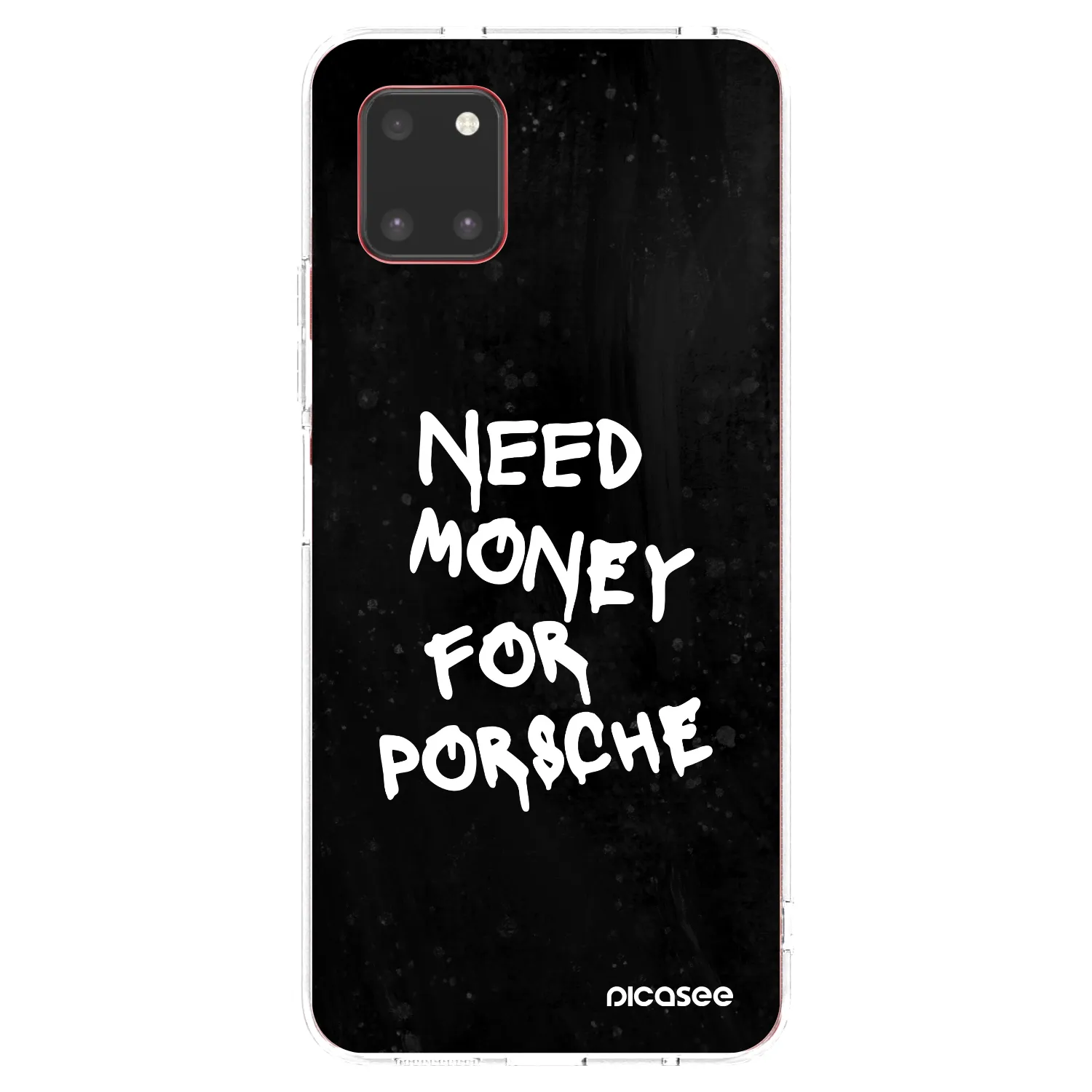 Picasee διαφανής θήκη σιλικόνης Samsung Galaxy Note 10 Lite N770F - Black Dollar