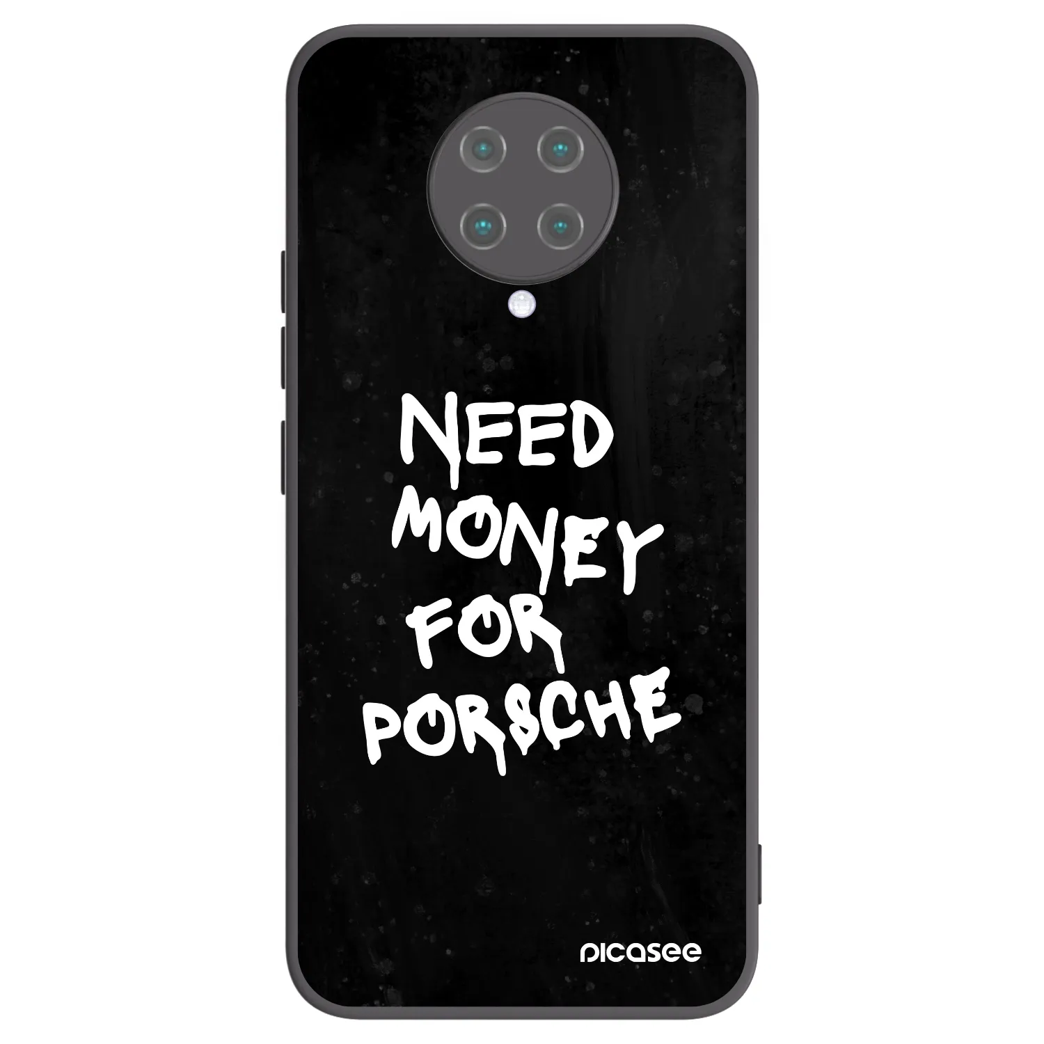 Picasee Μαύρη θήκη σιλικόνης για Xiaomi Poco F2 Pro - Black Dollar