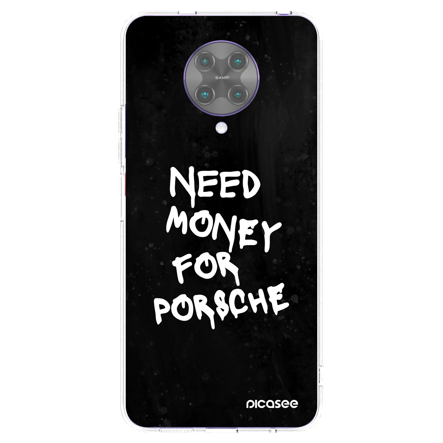 Picasee διαφανής θήκη σιλικόνης Xiaomi Poco F2 Pro - Black Dollar