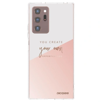 Picasee διαφανής θήκη σιλικόνης Samsung Galaxy Note 20 Ultra - You create your own opportunities